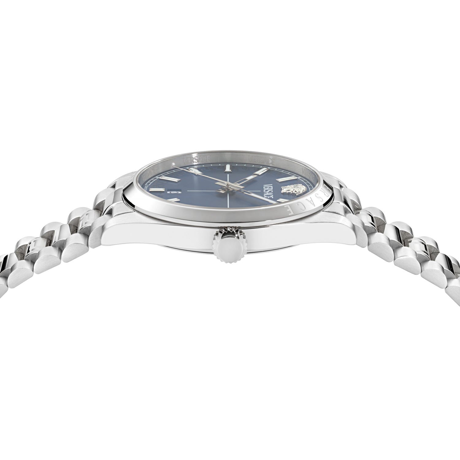 Versace Millenium G Blue Round Quartz Men Watch