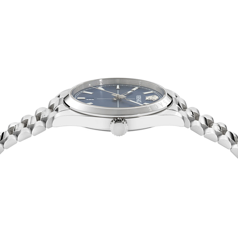 Versace Millenium G Blue Round Quartz Men Watch Watch Versace