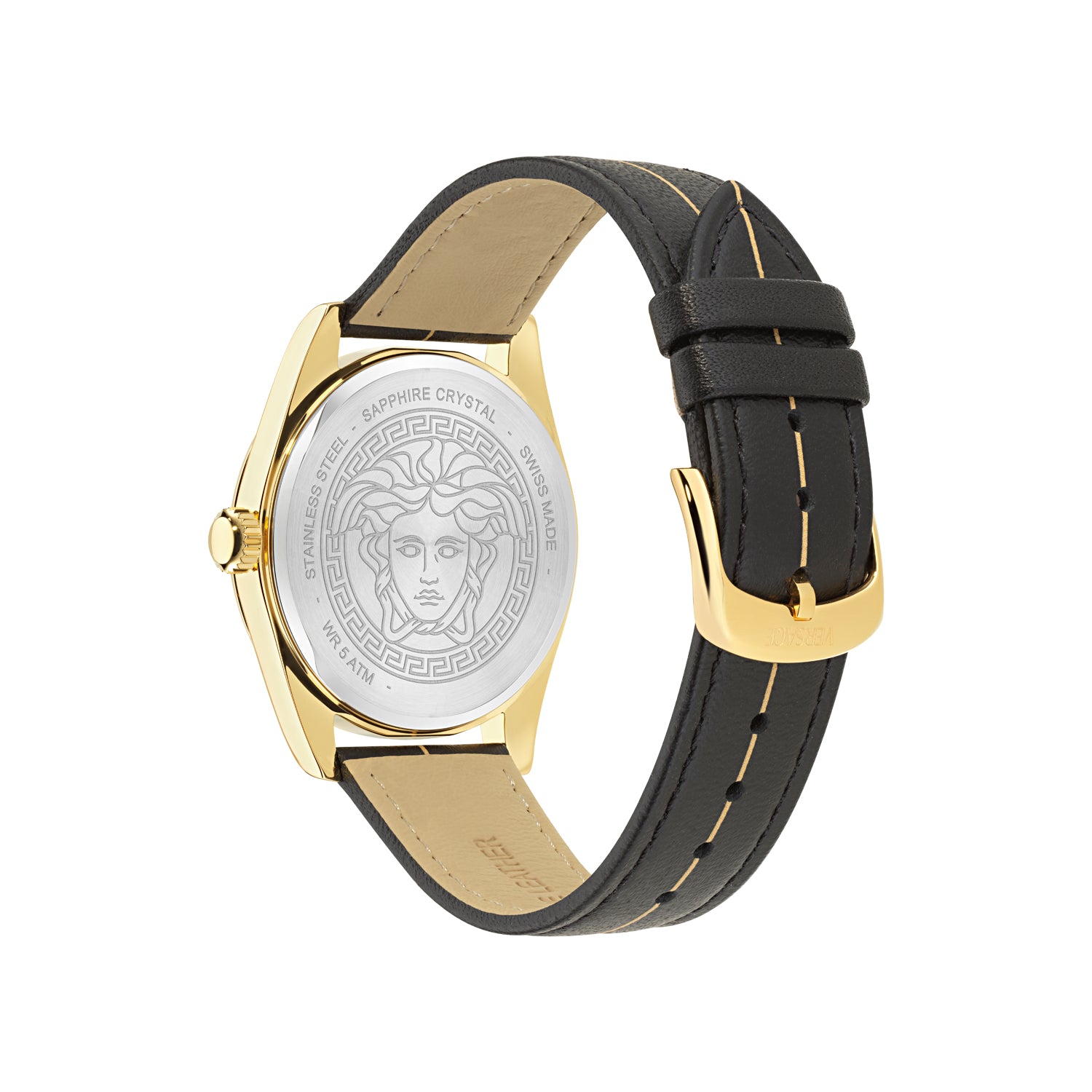 Versace Millenium G Black Round Quartz Men Watch