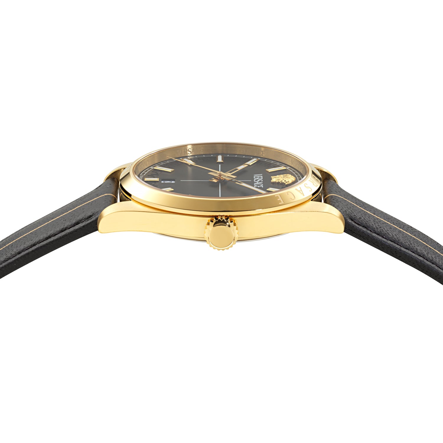 Versace Millenium G Black Round Quartz Men Watch