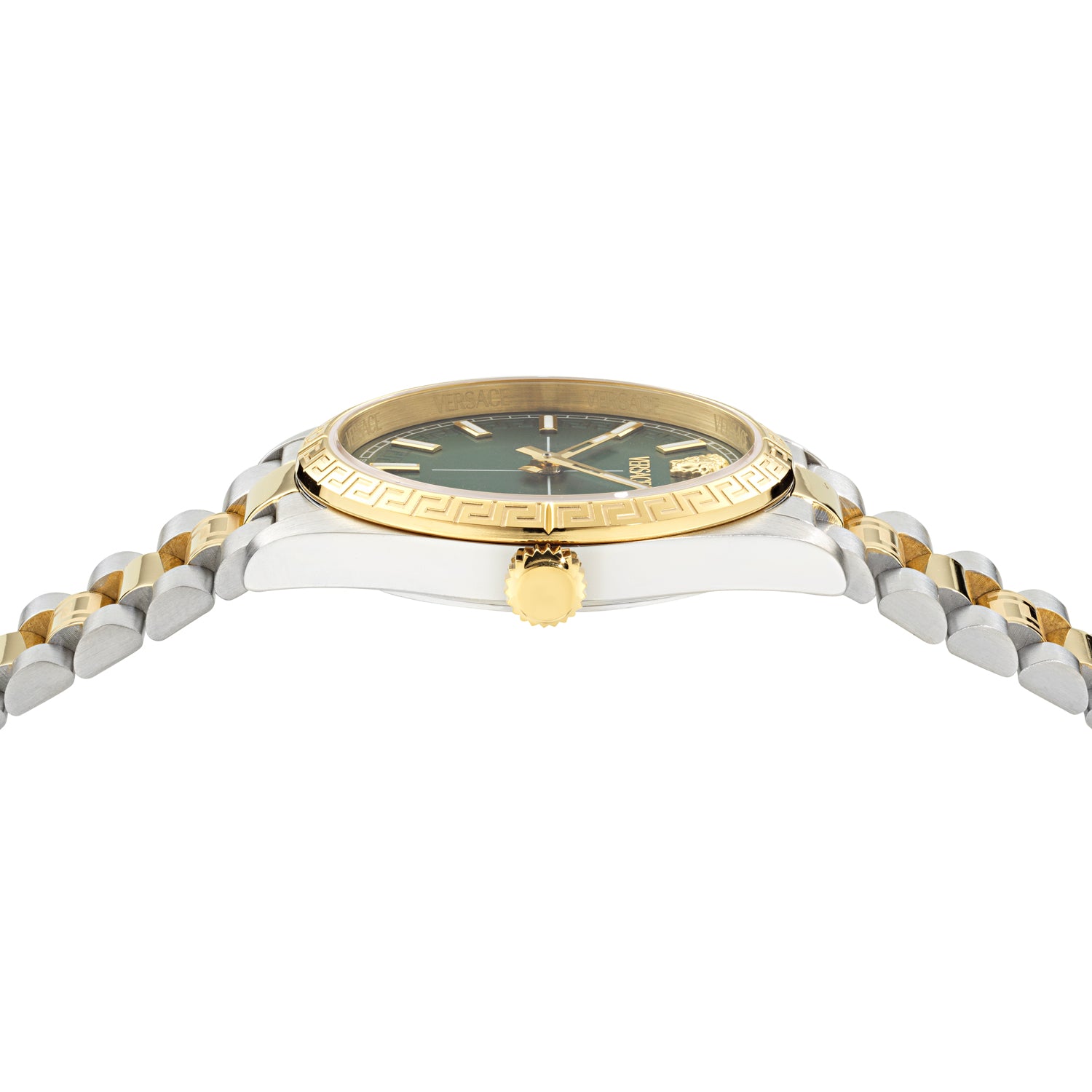 Versace Millenium L. Green Round Quartz Women Watch