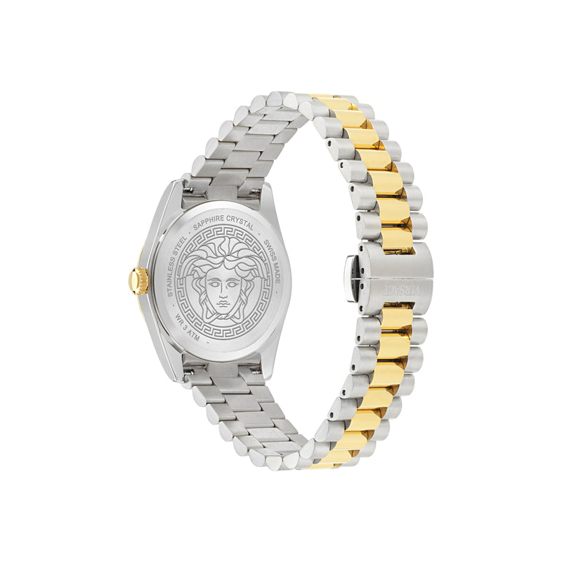 Versace Millenium L. Green Round Quartz Women Watch Watch Versace