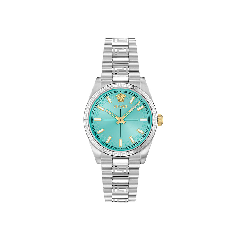 Versace Millenium L. Light Blue Round Quartz Women Watch Watch Versace
