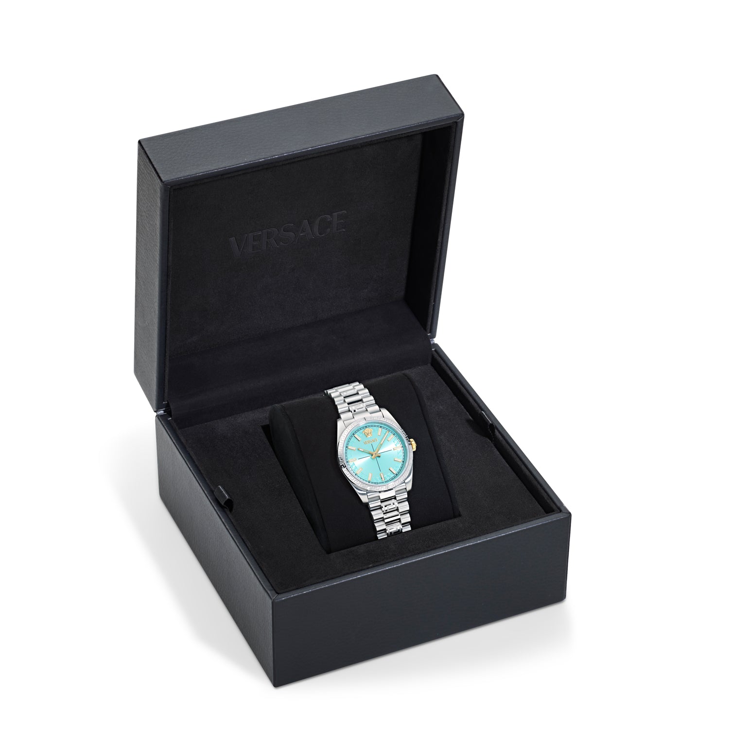 Versace Millenium L. Light Blue Round Quartz Women Watch