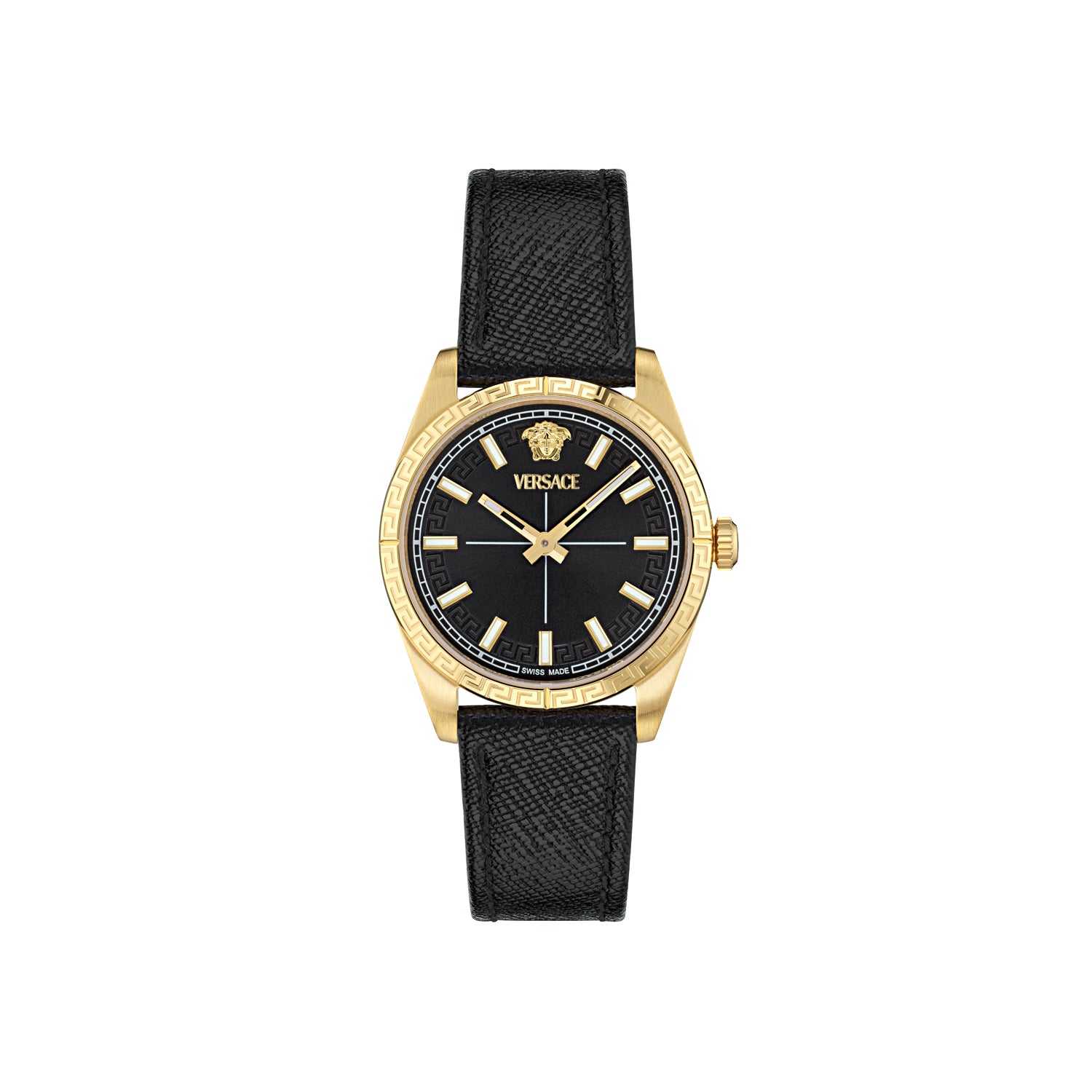 Versace Millenium L. Black Round Quartz Women Watch