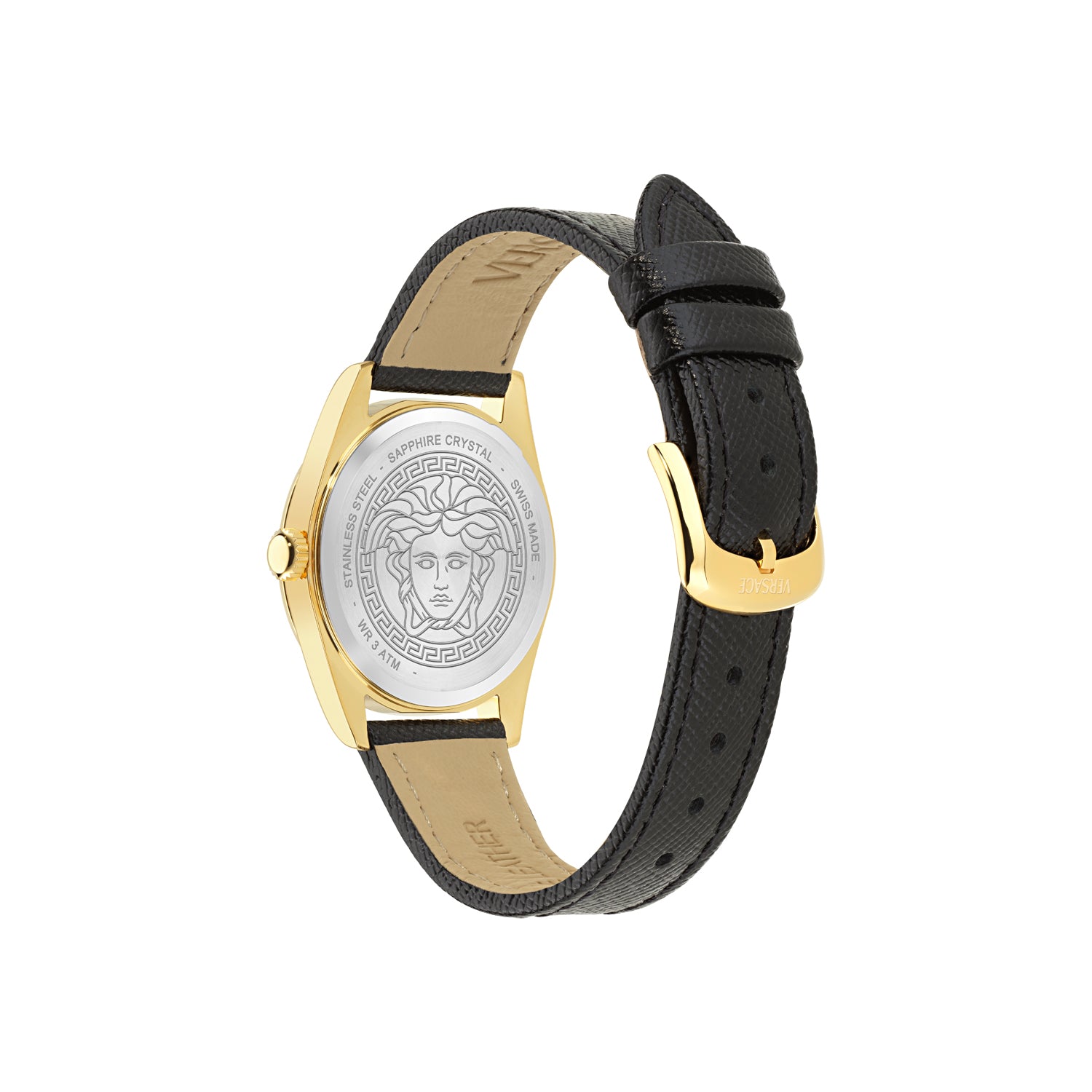 Versace Millenium L. Black Round Quartz Women Watch