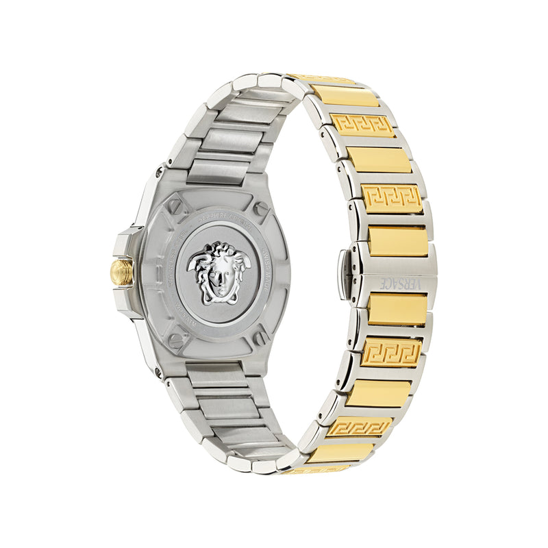 Versace Greca Reaction Lady Green Round Quartz Women Watch Watch Versace