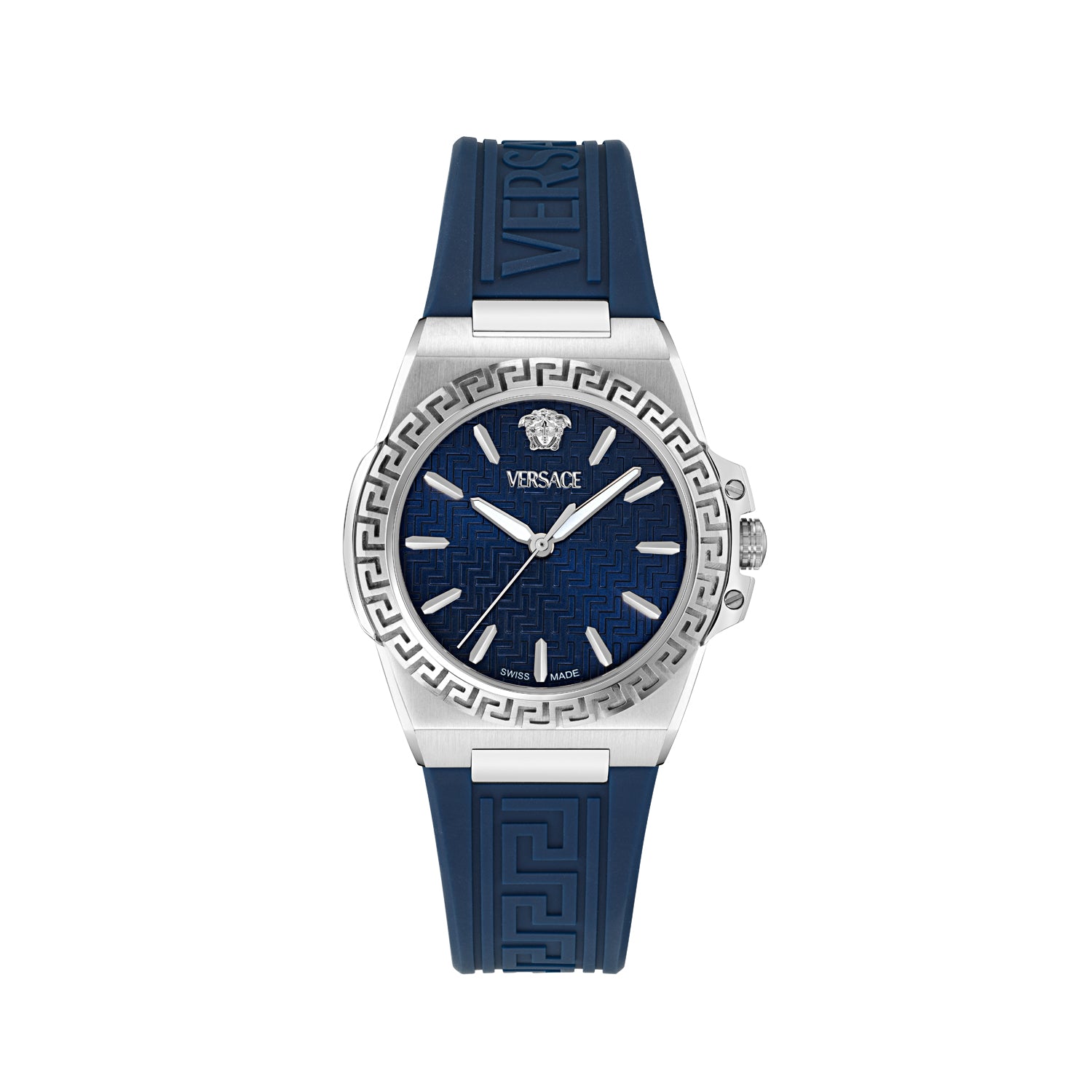 Versace Greca Reaction Lady Green Round Quartz Women Watch