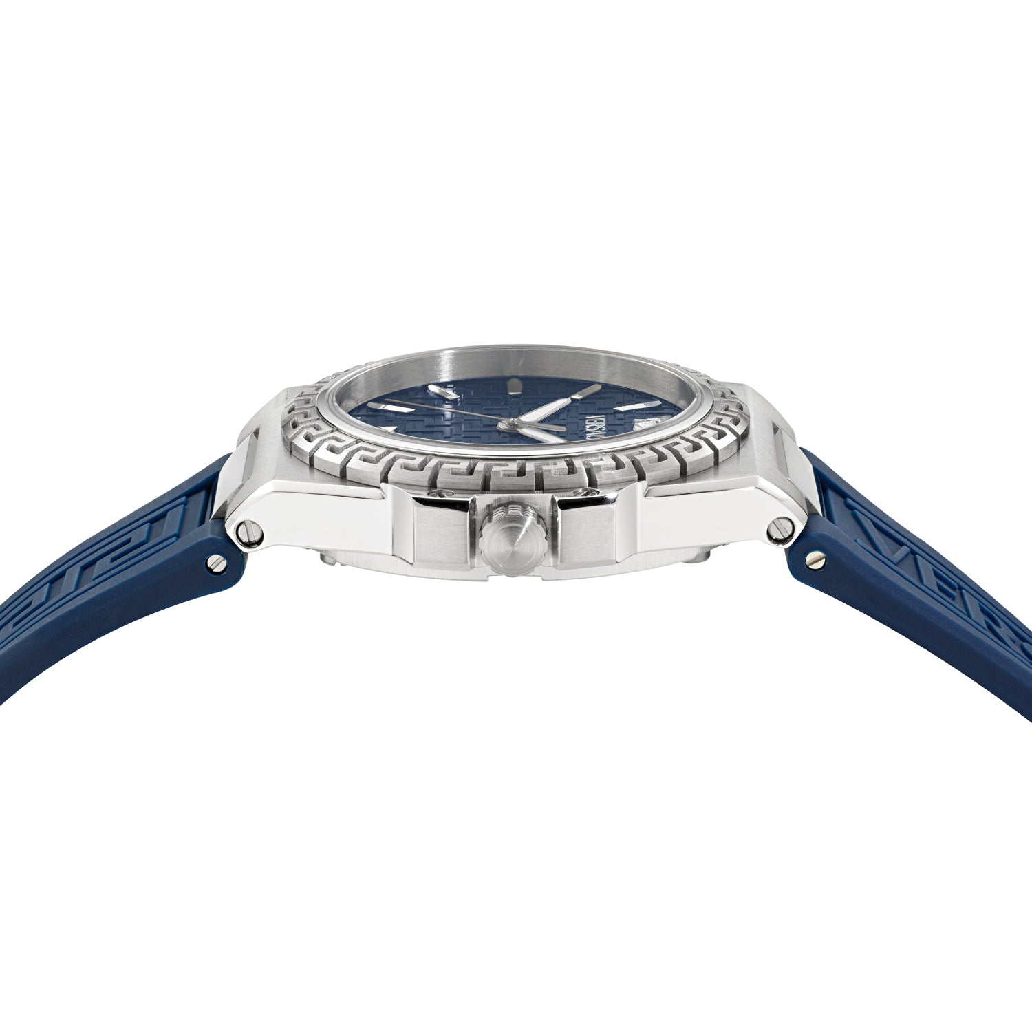 Versace Greca Reaction Lady Blue Round Quartz Women Watch