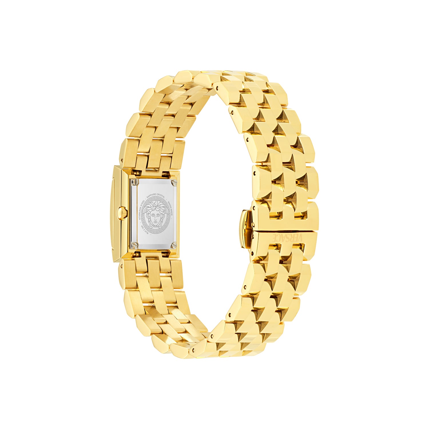 Versace Reveal Black Asymmetrical Quartz Women Watch