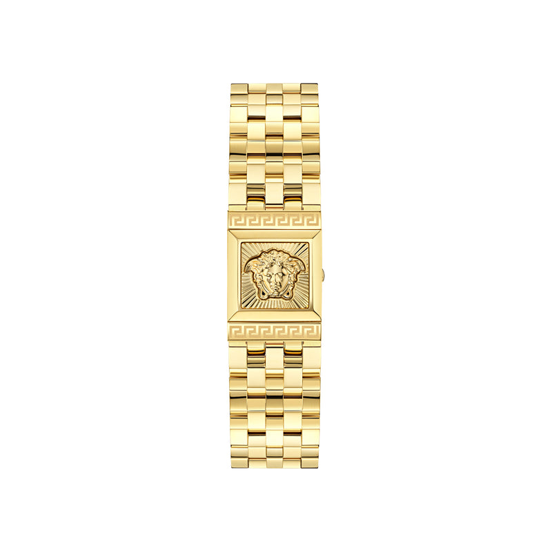 Versace Reveal Yellow Asymmetrical Quartz Women Watch Watch Versace