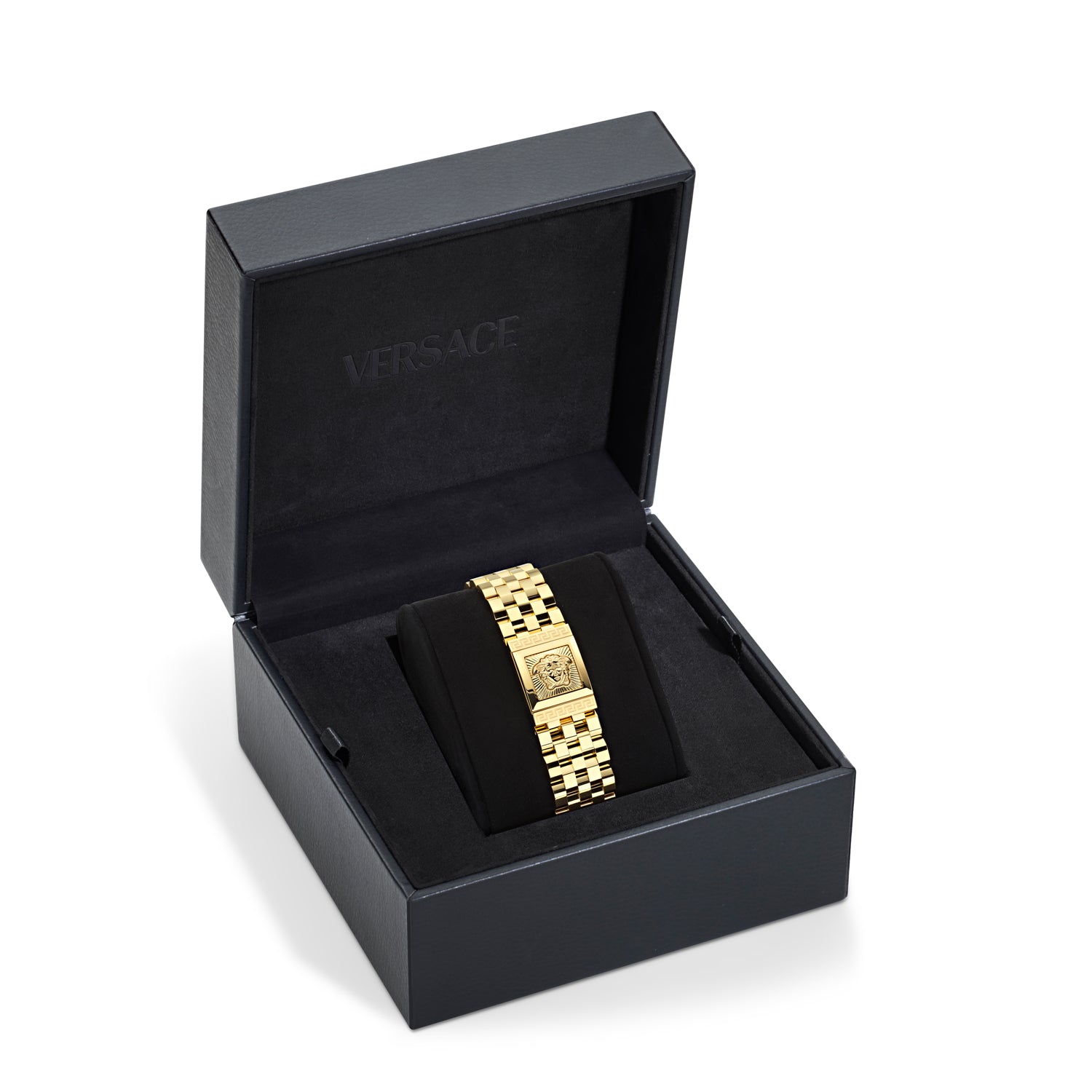 Versace Reveal Yellow Asymmetrical Quartz Women Watch