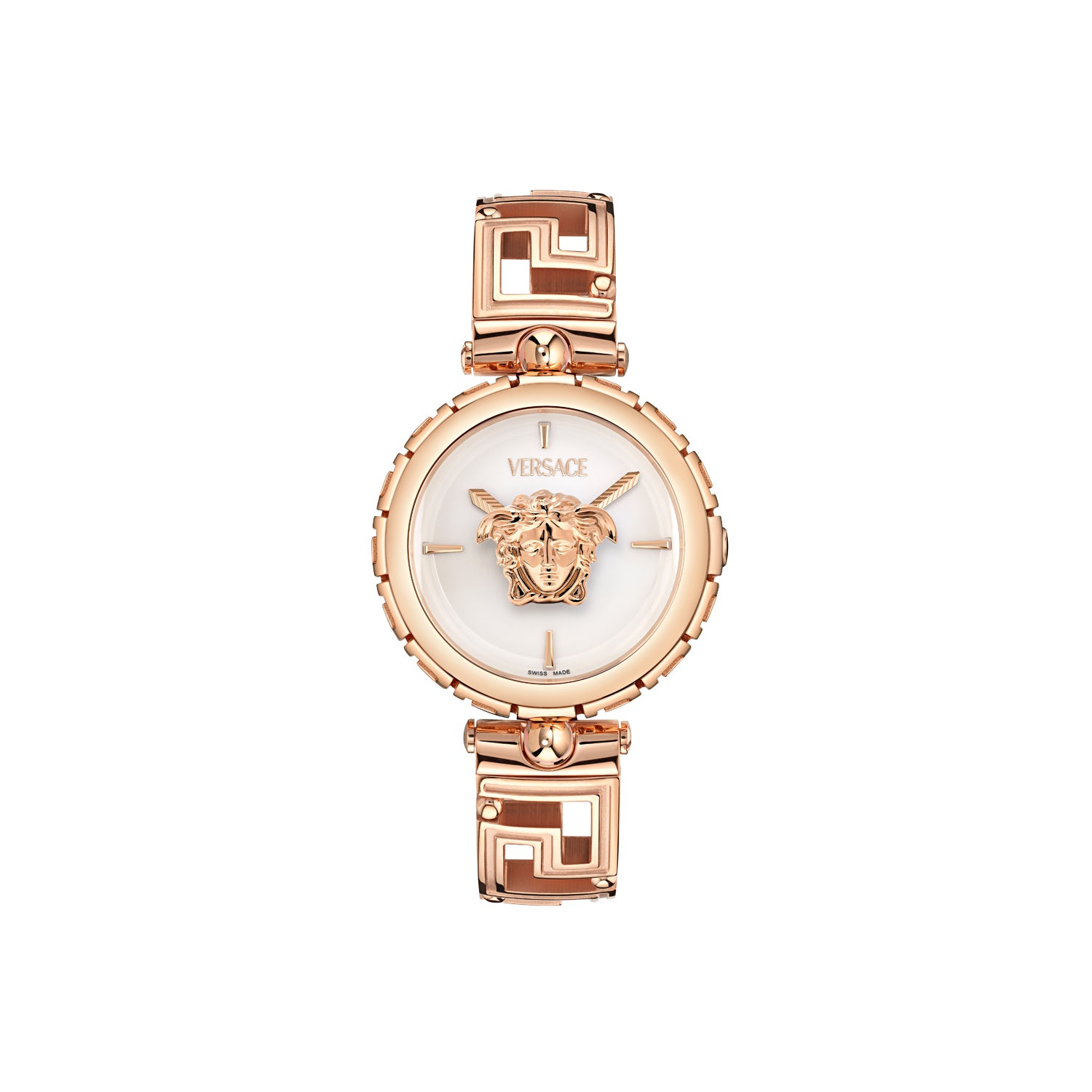 Versace Medusa Jewel Silver Round Quartz Women Watch Watch Versace