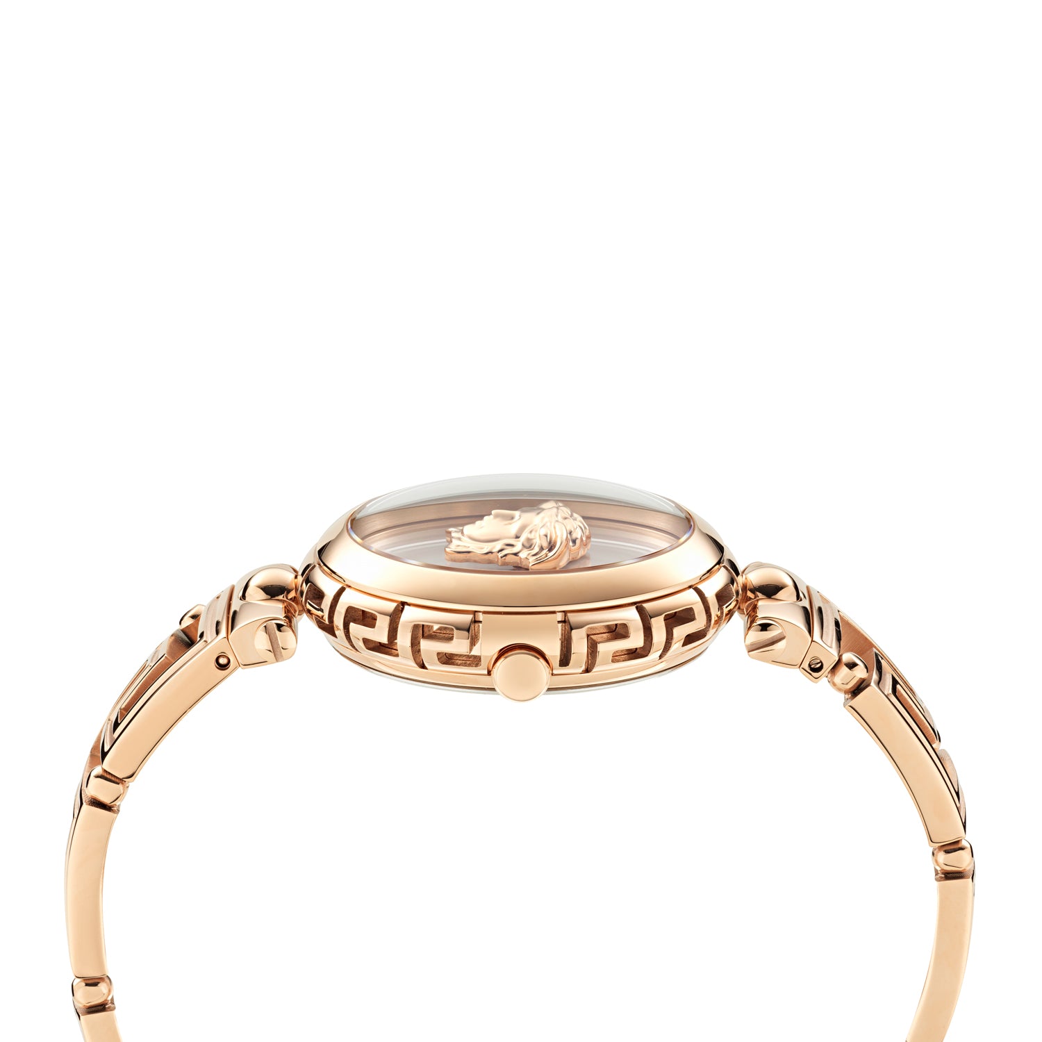 Versace Medusa Jewel Silver Round Quartz Women Watch