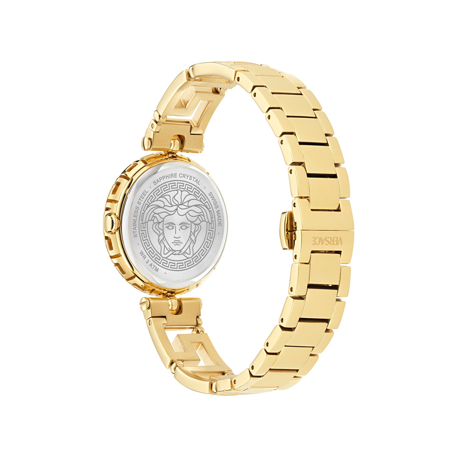 Versace Medusa Jewel Black Round Quartz Women Watch