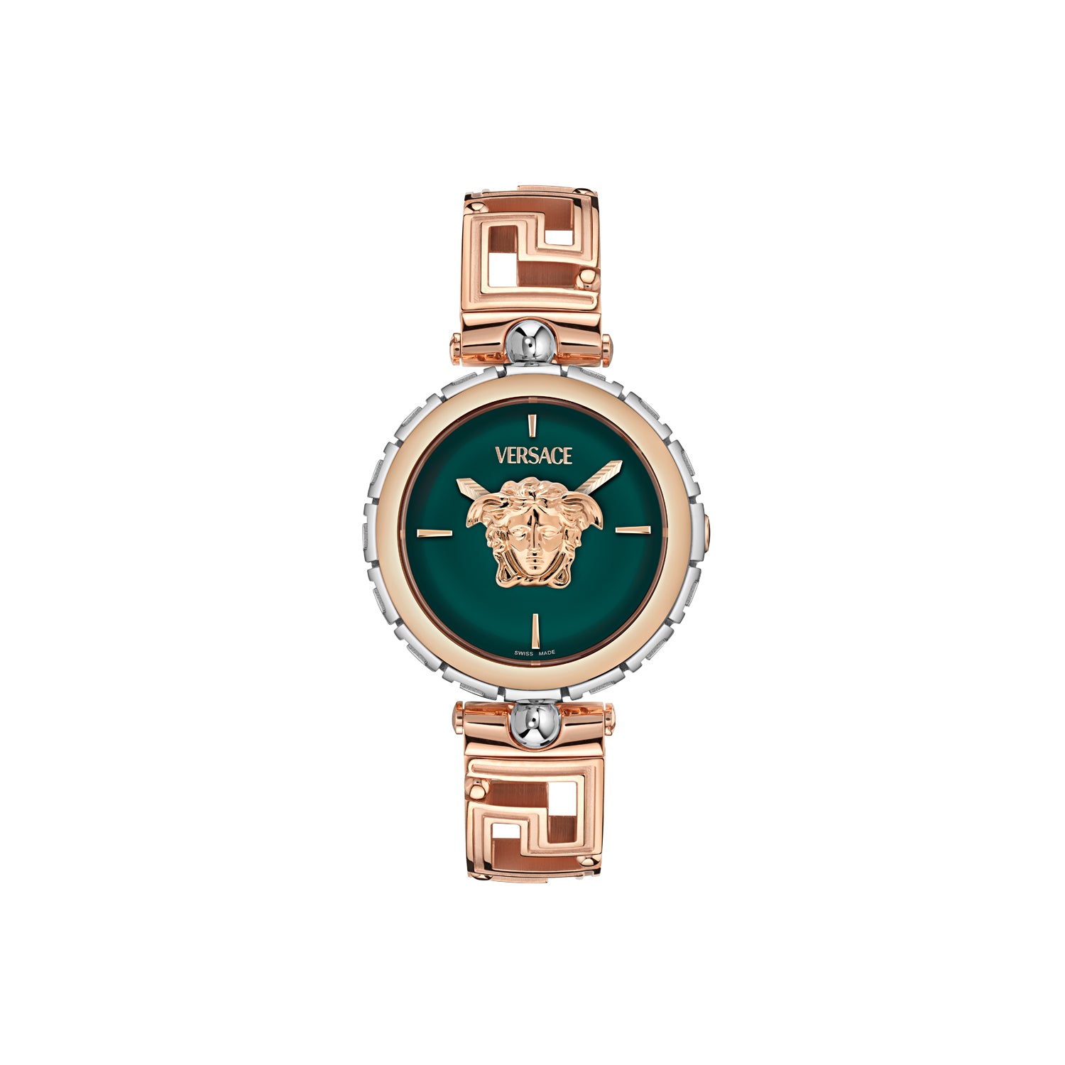 Versace Medusa Jewel Green Round Quartz Women Watch