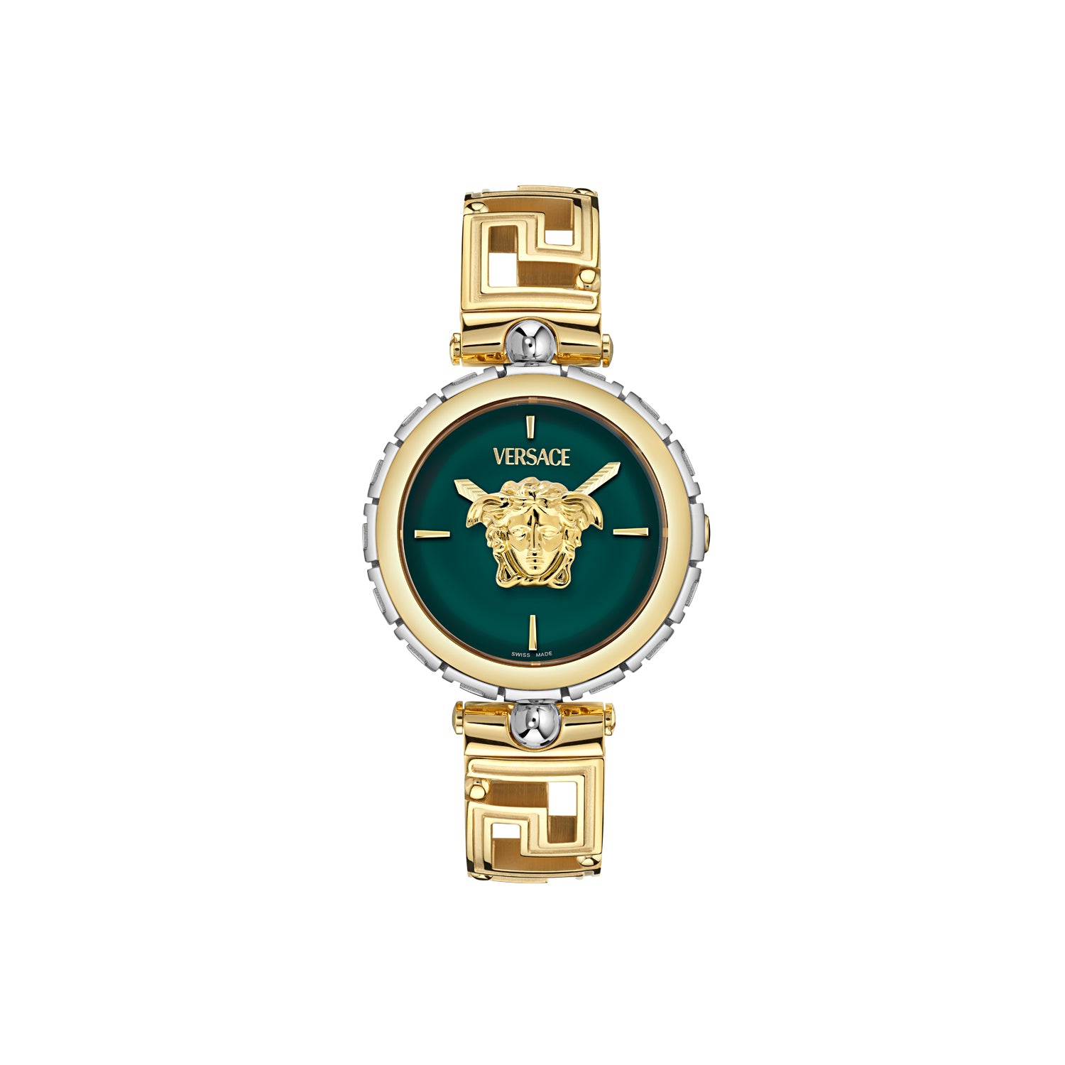 Versace Medusa Jewel Green Round Quartz Women Watch