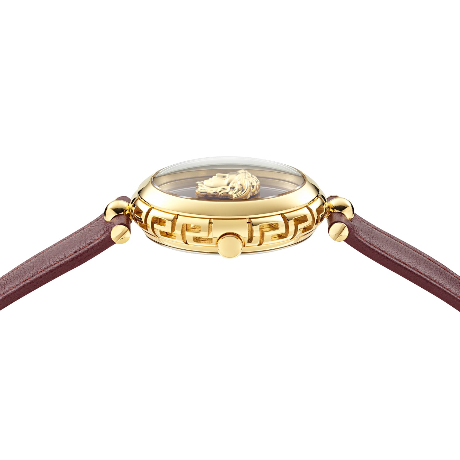 Versace Medusa Jewel Burgundy Round Quartz Women Watch