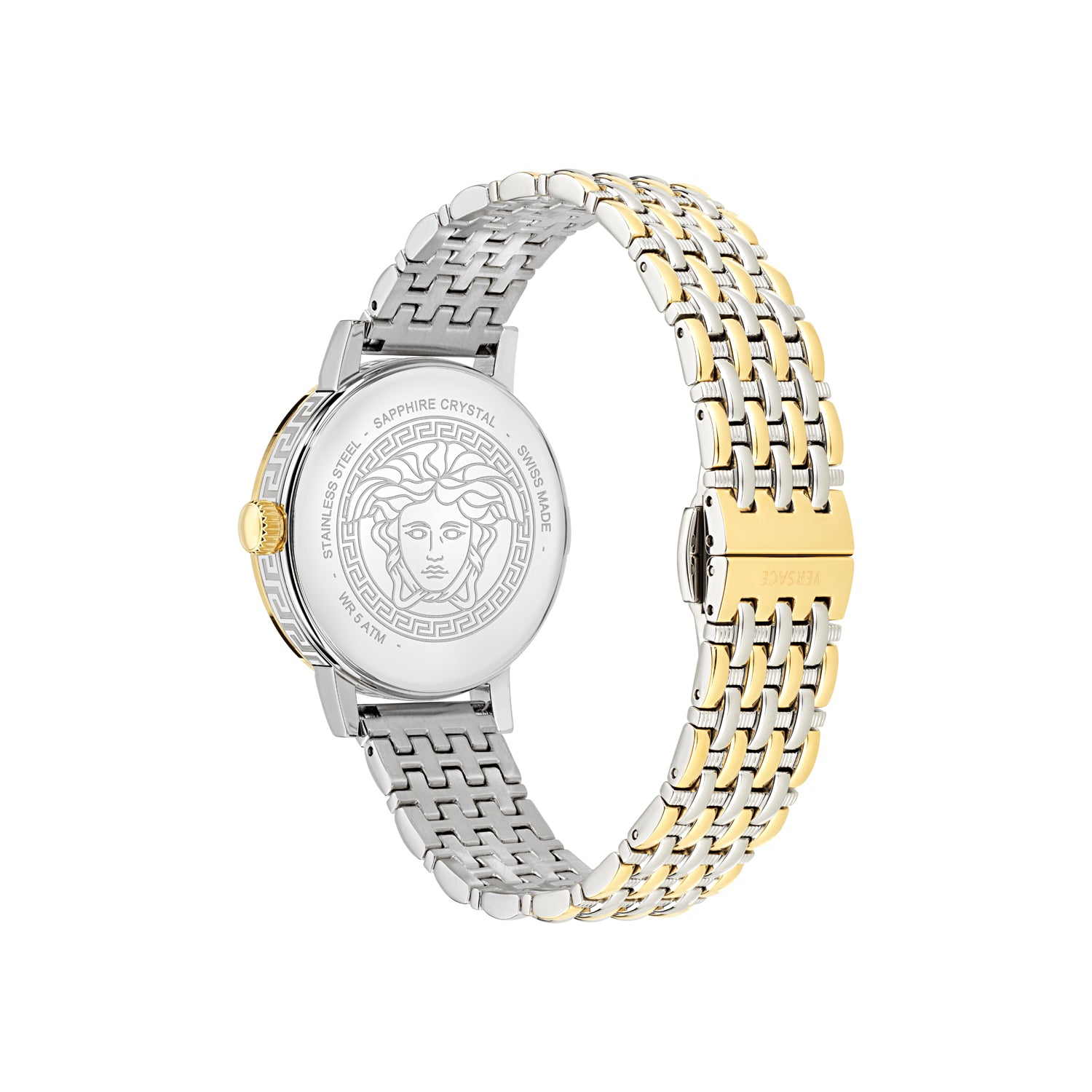 Versace Greca Fortuna Green Round Quartz Women Watch