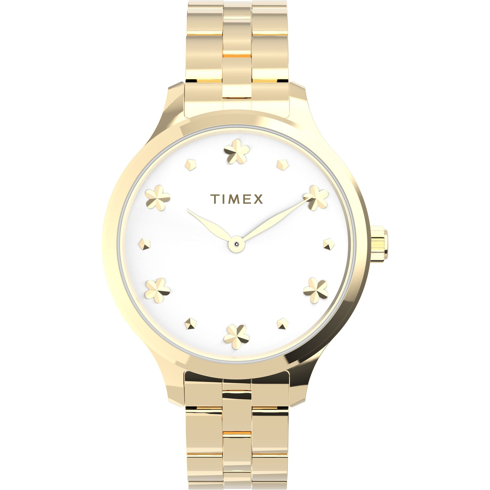 Timex Peyton Round 36mm White Dial Analog Women Watch - TW2V23300UJ