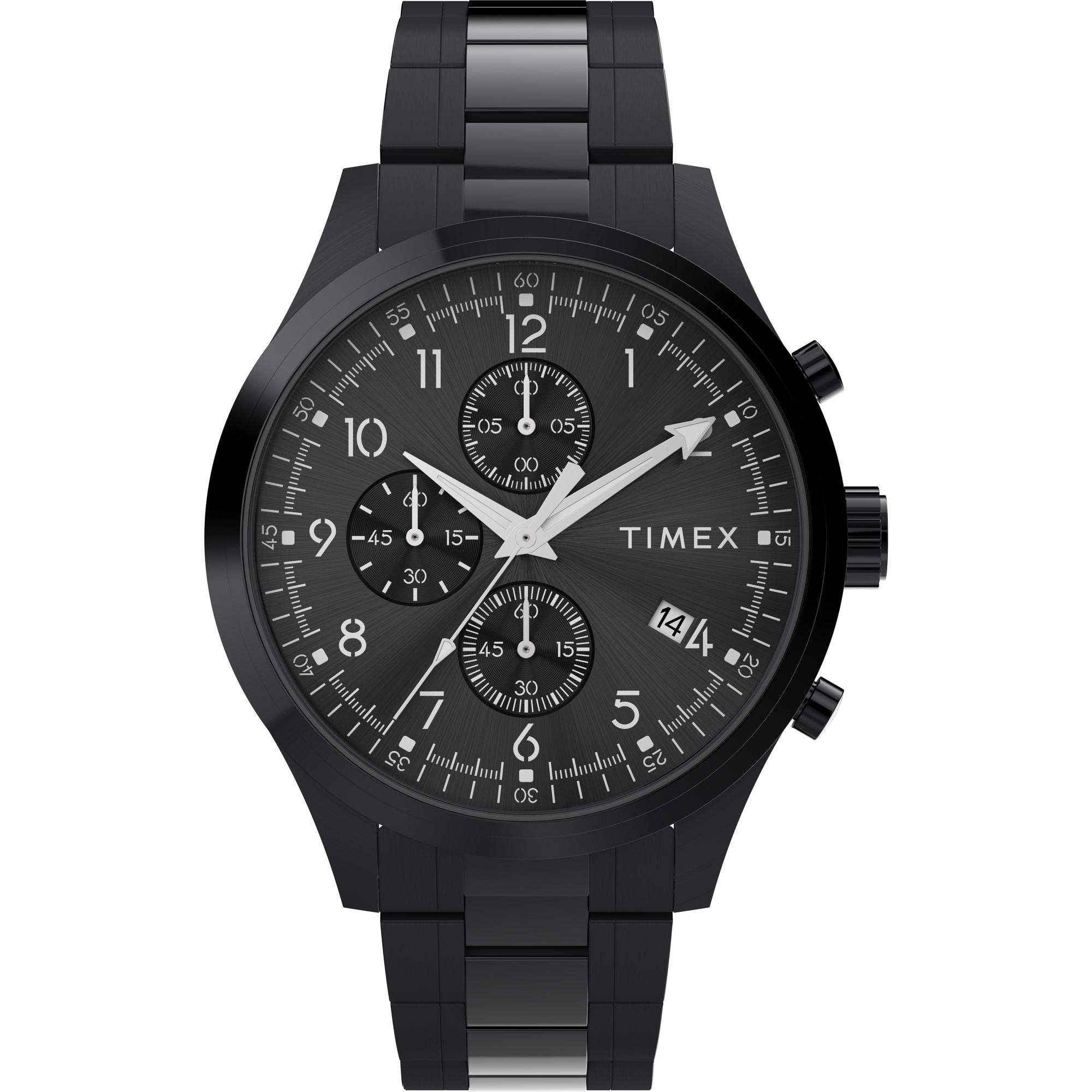 Timex Trend Round 21mm Black Dial Analog Men Watch - TW2Y01600UJ Watch Timex