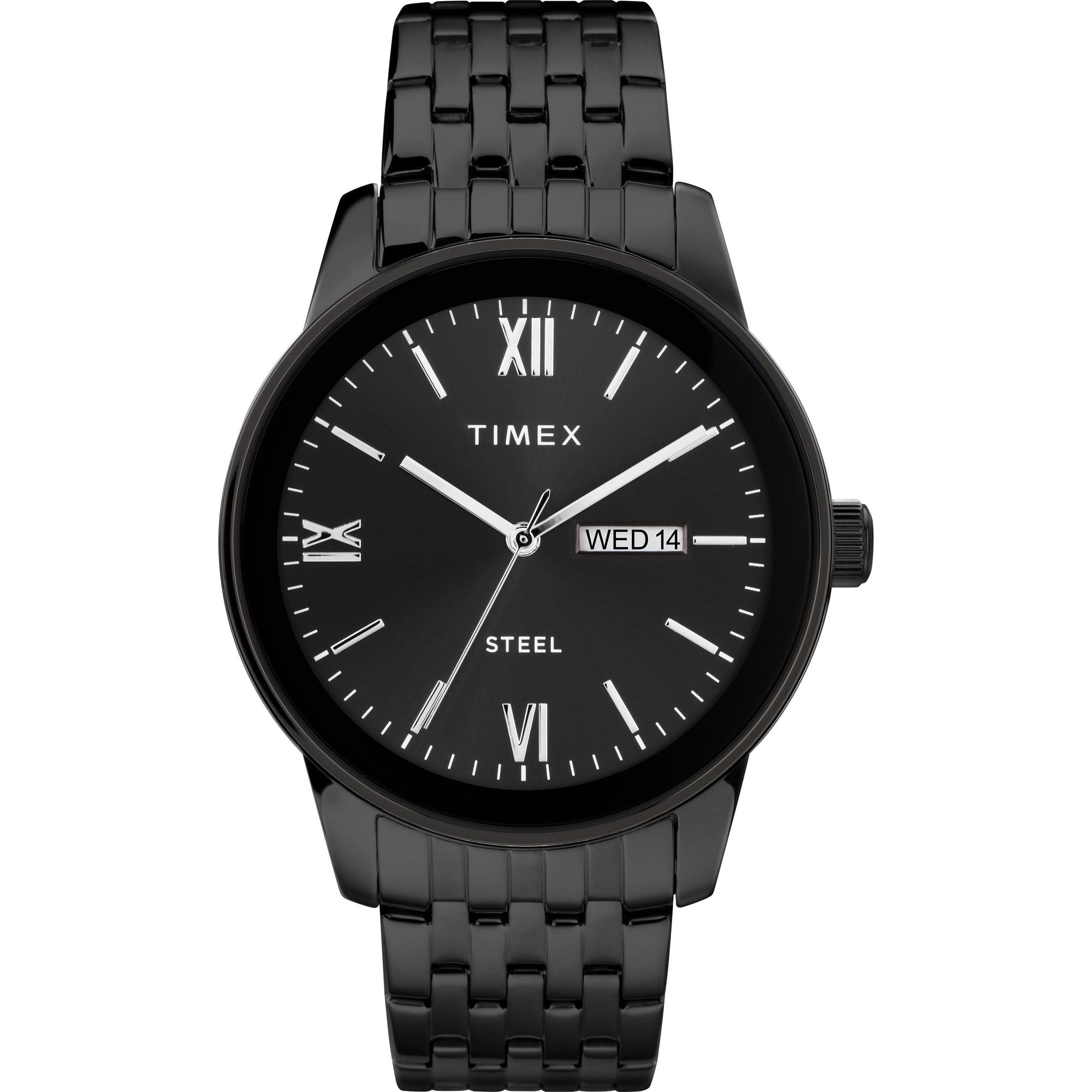 Timex TW2T50400AP Black Men 41 mm Round Watch