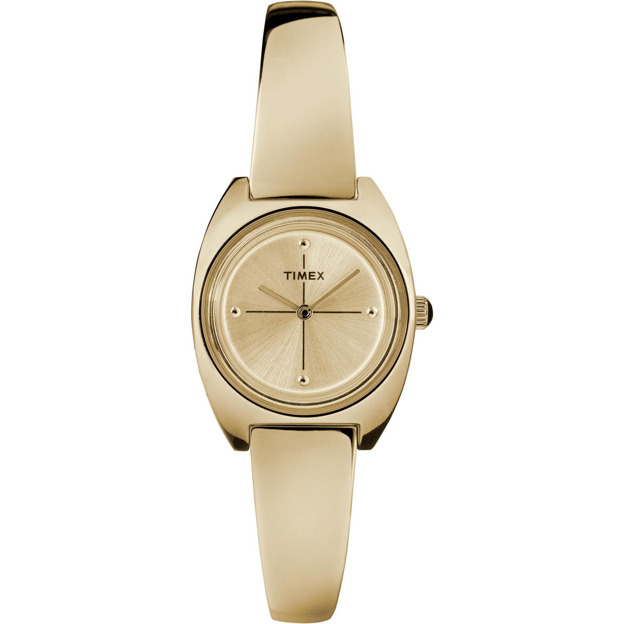 Timex Milano Tonneau 24mm Gold Dial Analog Women Watch - TW2R70000UJ