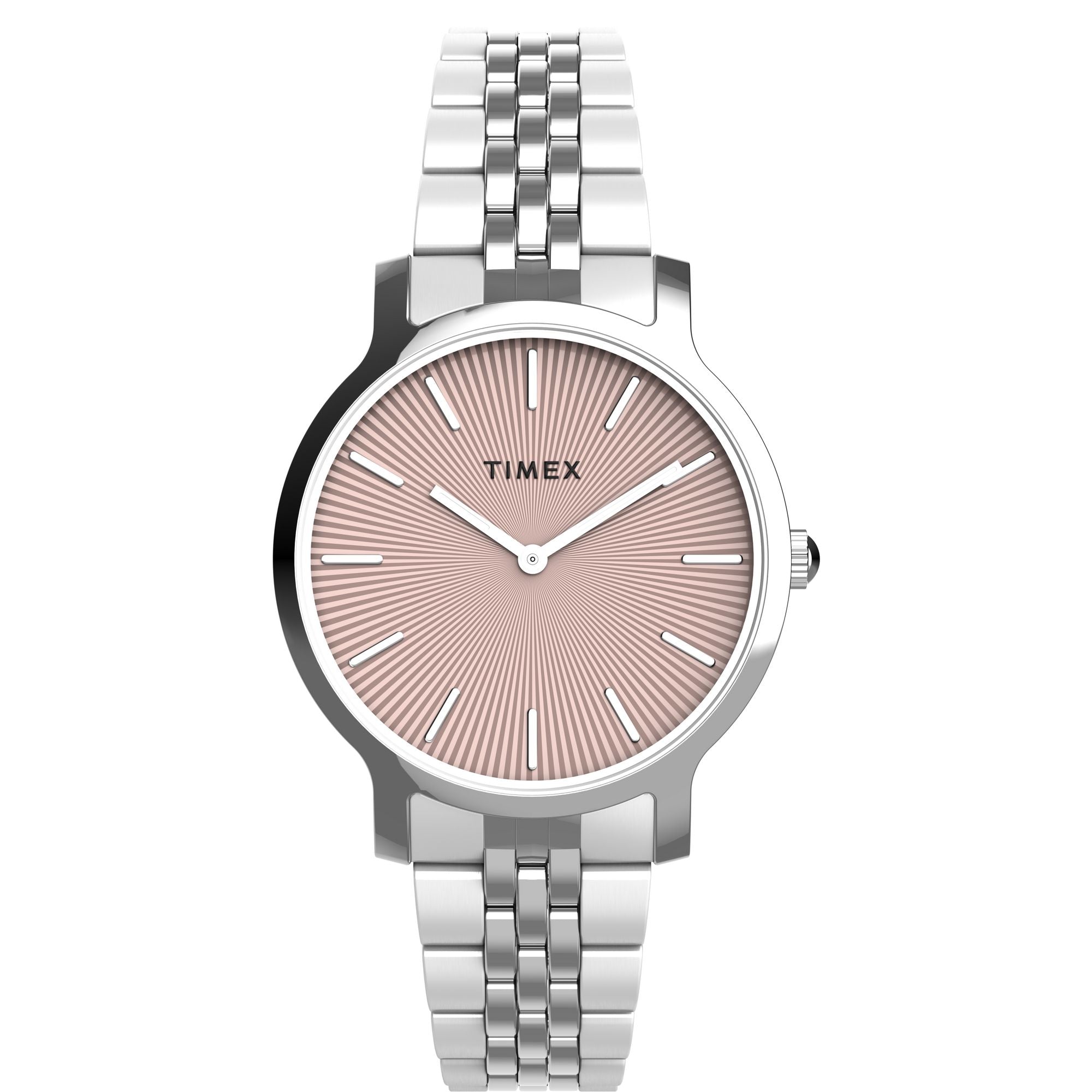Timex Transcend Pink Round Quartz Women Watch
