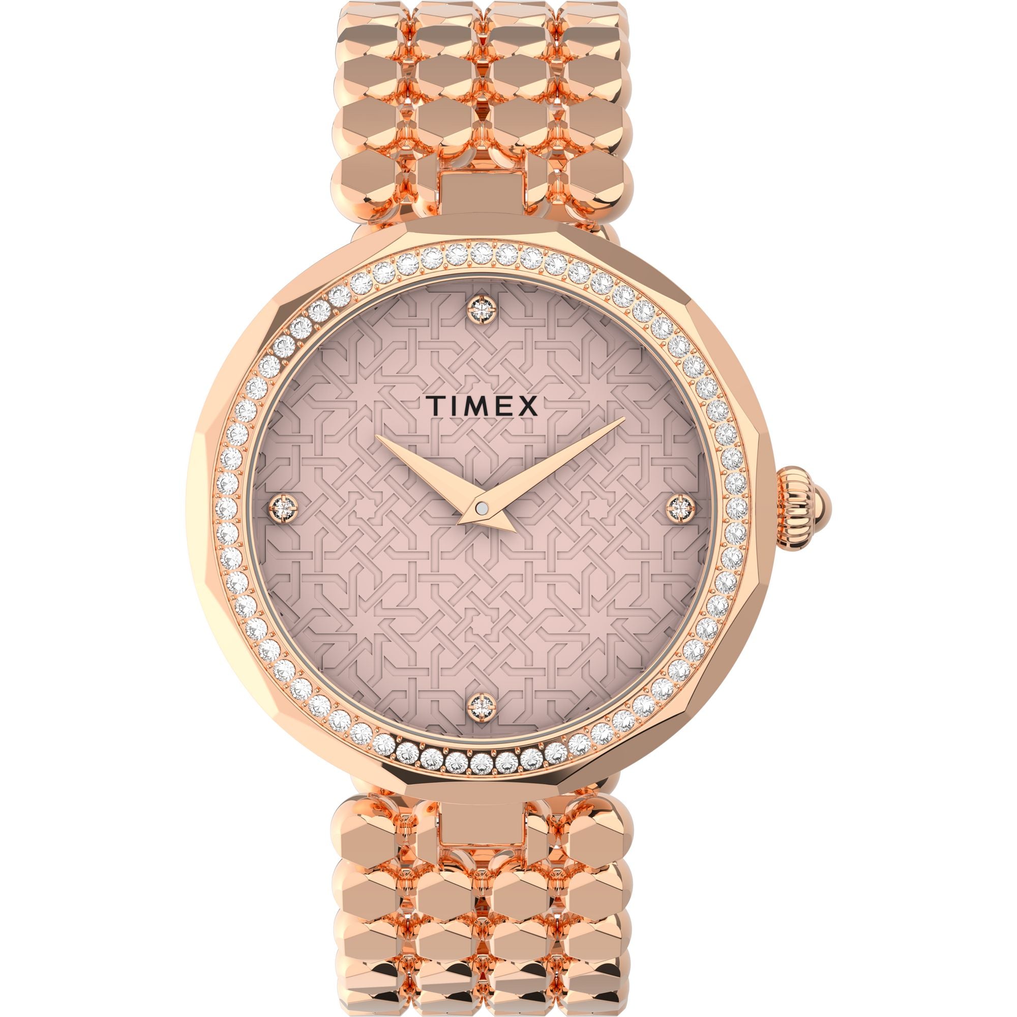 Timex Trend Pink Round Quartz Women Watch
