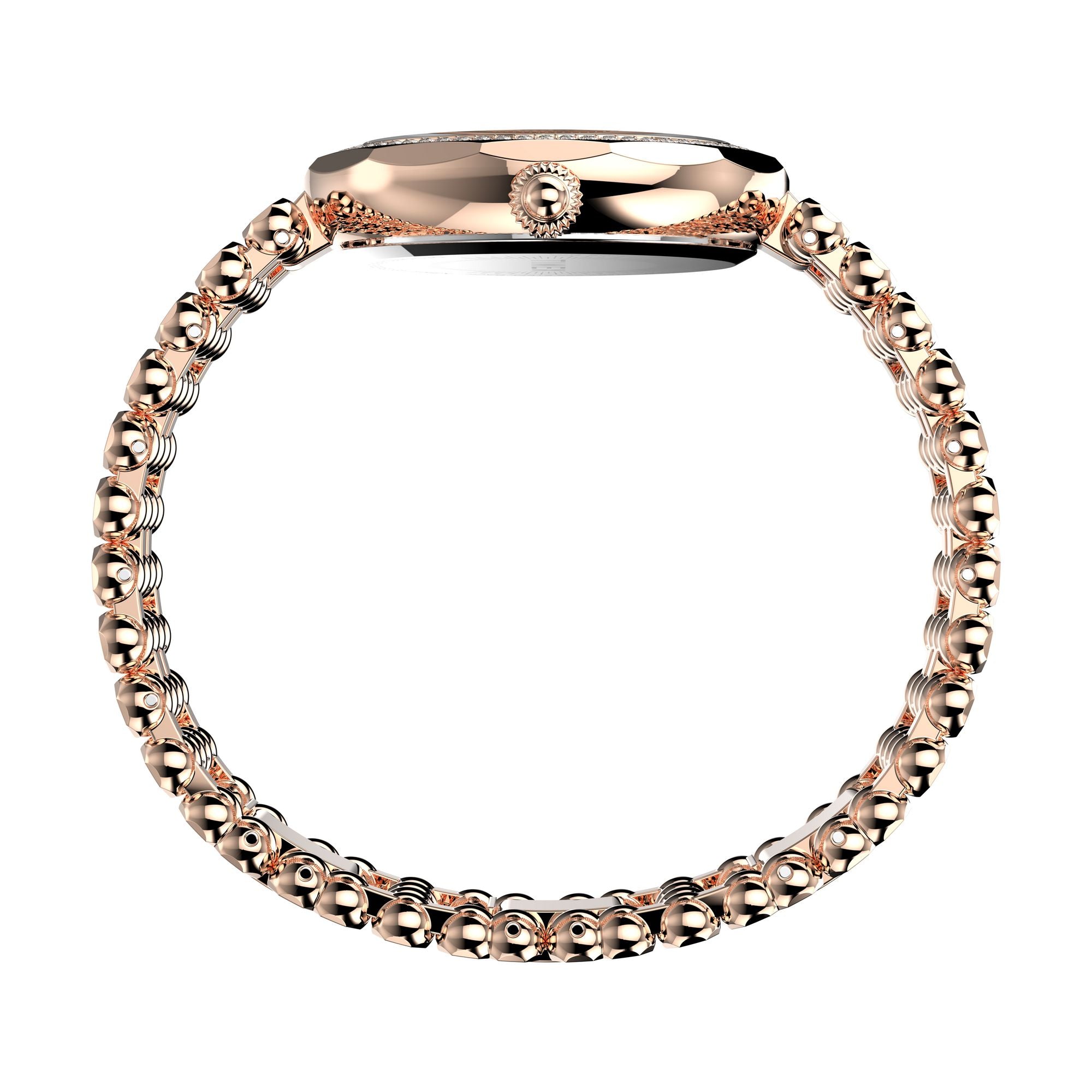 Timex Trend Pink Round Quartz Women Watch