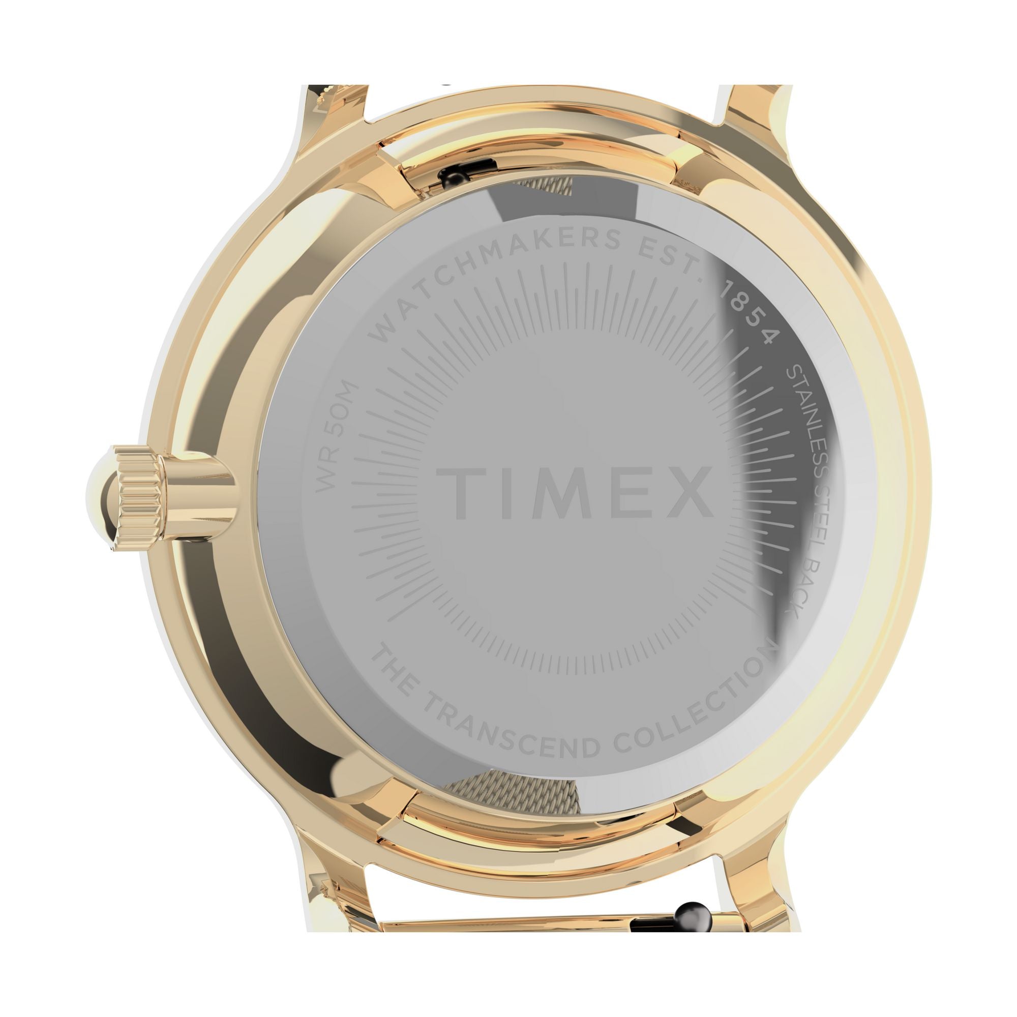 Timex Transcend White Round Quartz Women Watch
