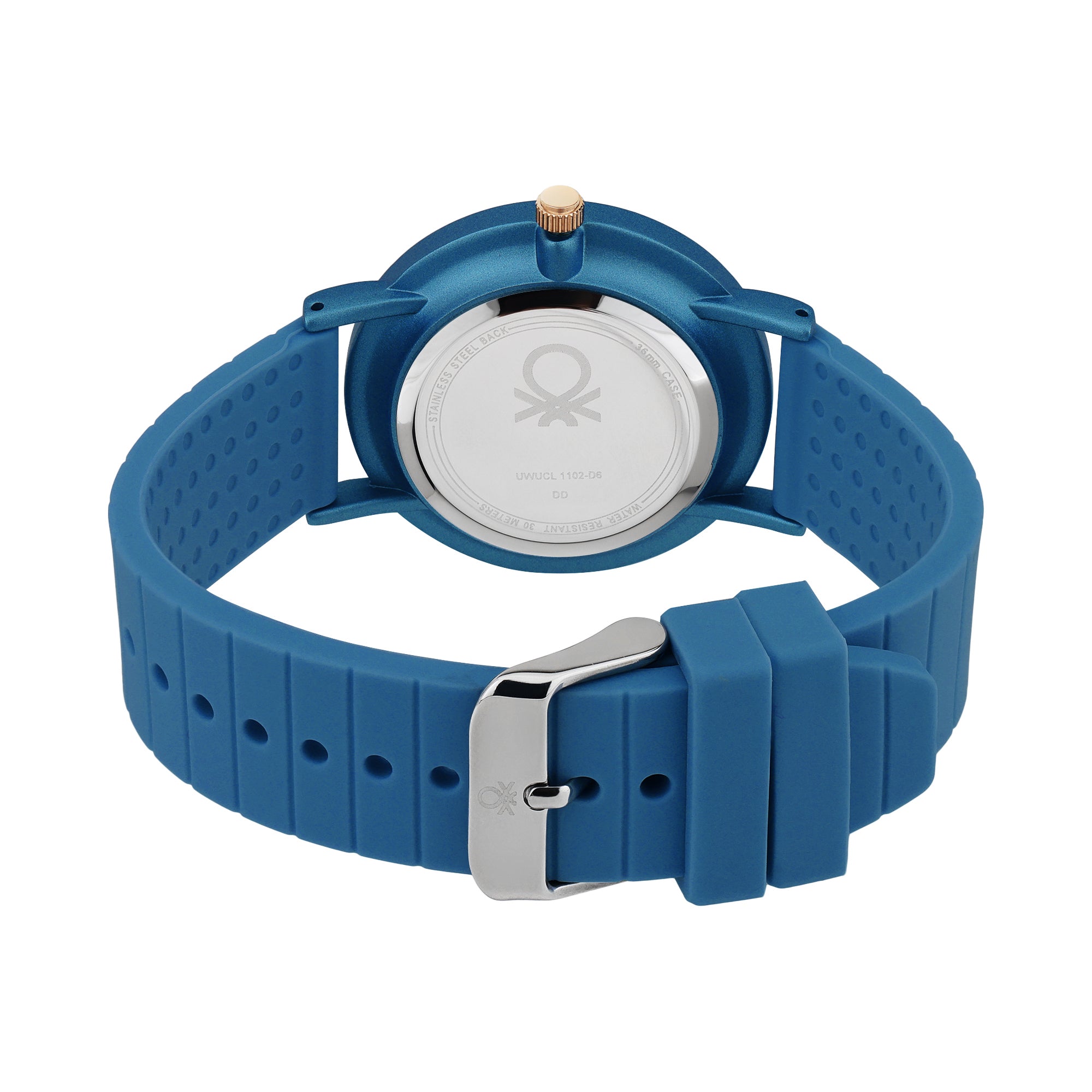 United Colors Of Benetton Iconic Green Round Quartz Women Watch