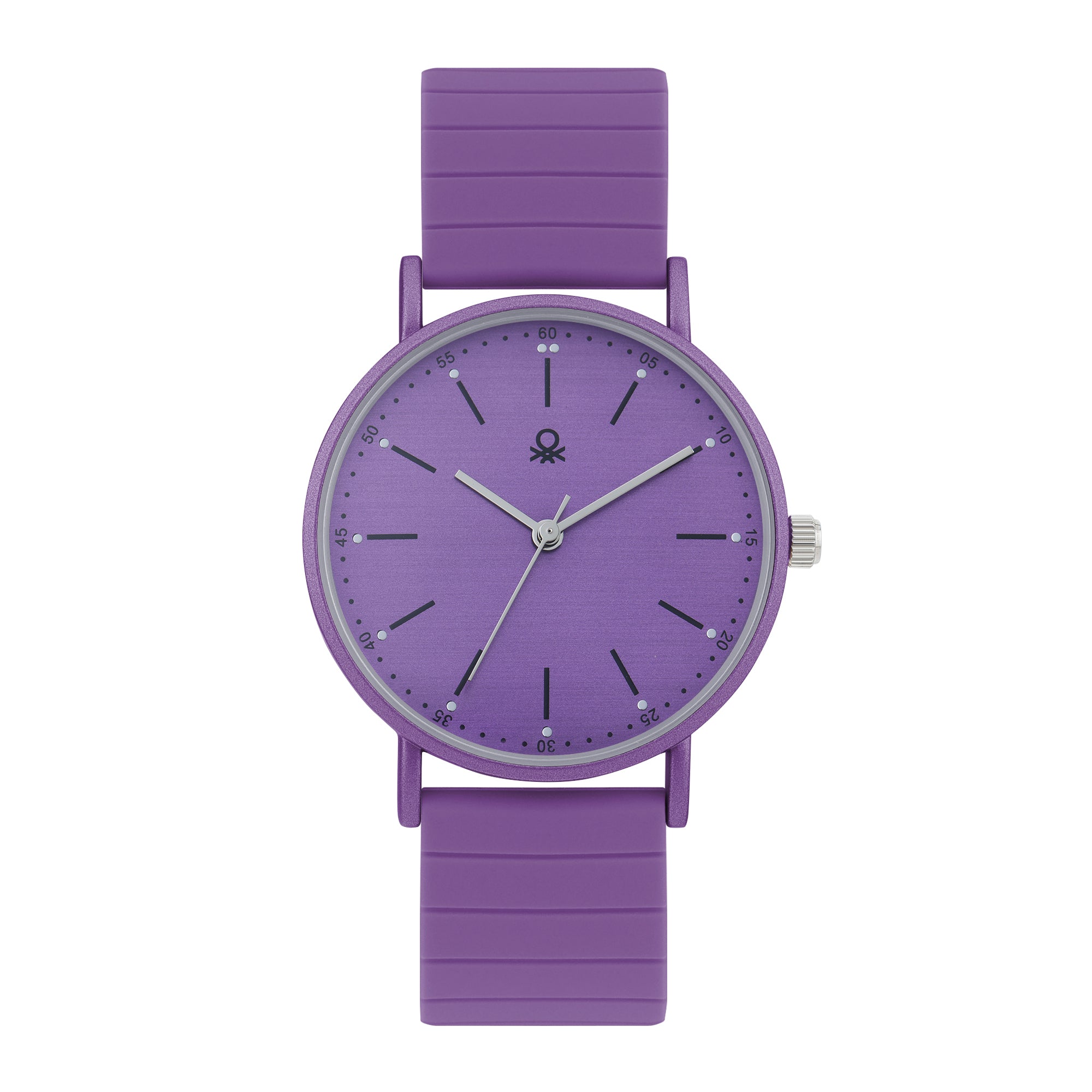 United Colors Of Benetton Iconic Purple Round Quartz Women Watch