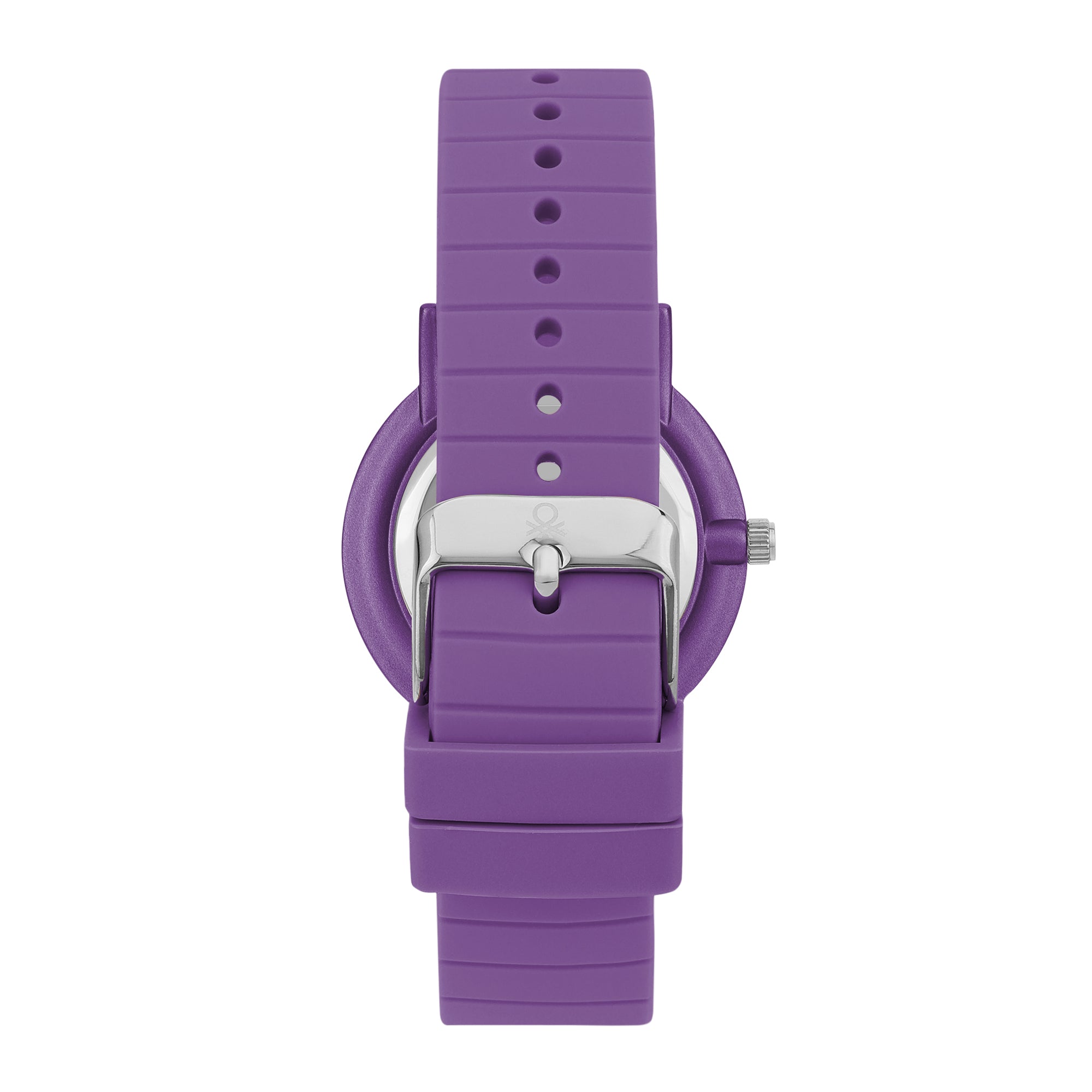 United Colors Of Benetton Iconic Purple Round Quartz Women Watch