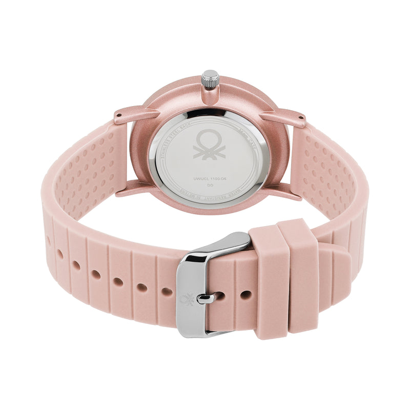 United Colors Of Benetton Iconic Pink Round Quartz Women Watch Watch United Colors Of Benetton