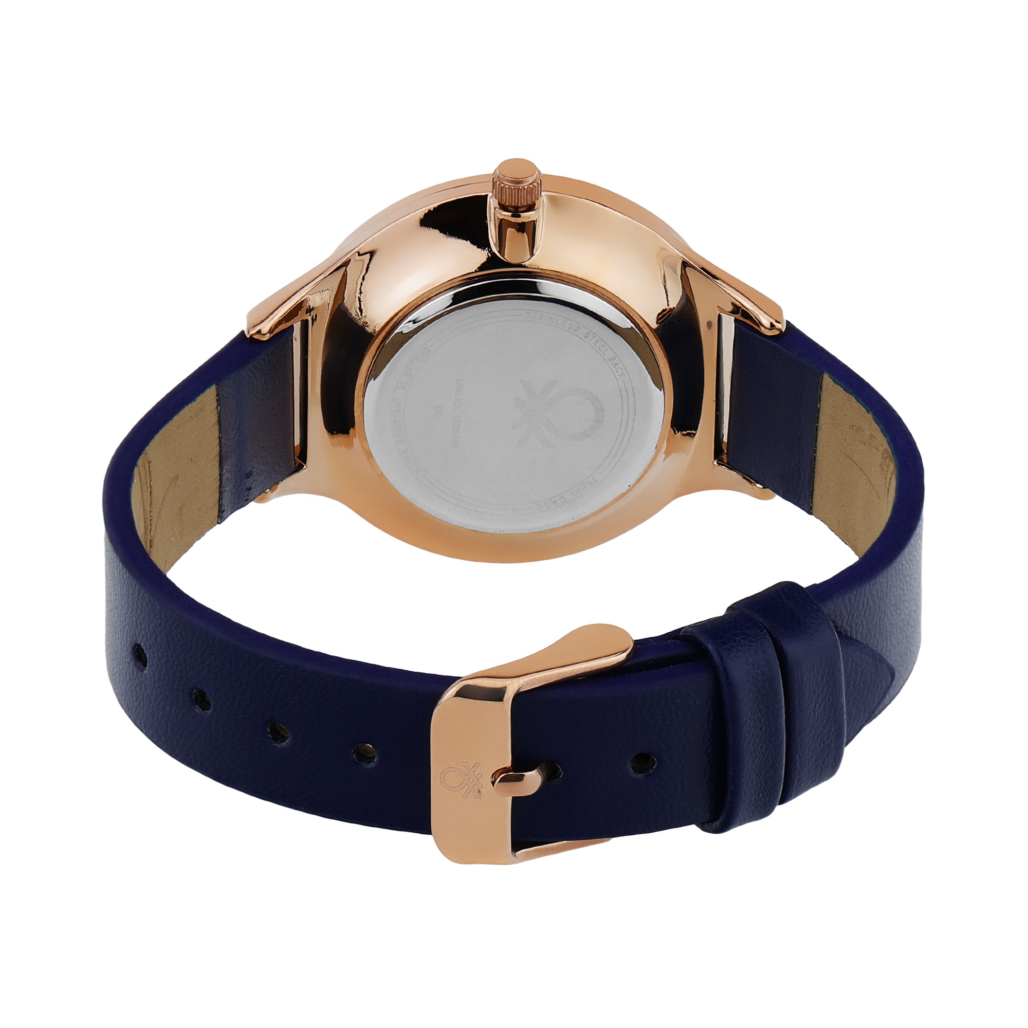 United Colors Of Benetton Iconic Two Tone Round Quartz Women Watch