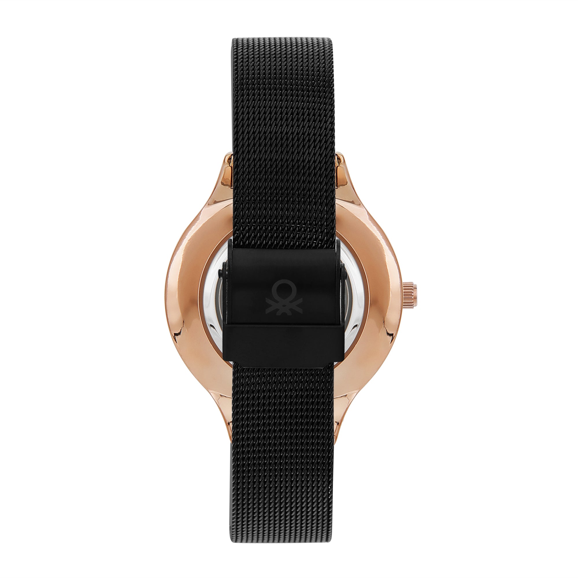 United Colors Of Benetton Iconic Two Tone Round Quartz Women Watch