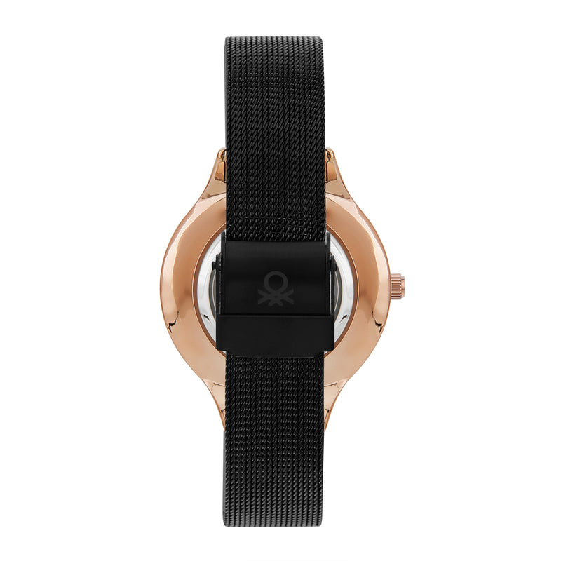 United Colors Of Benetton Iconic Two Tone Round Quartz Women Watch Watch United Colors Of Benetton