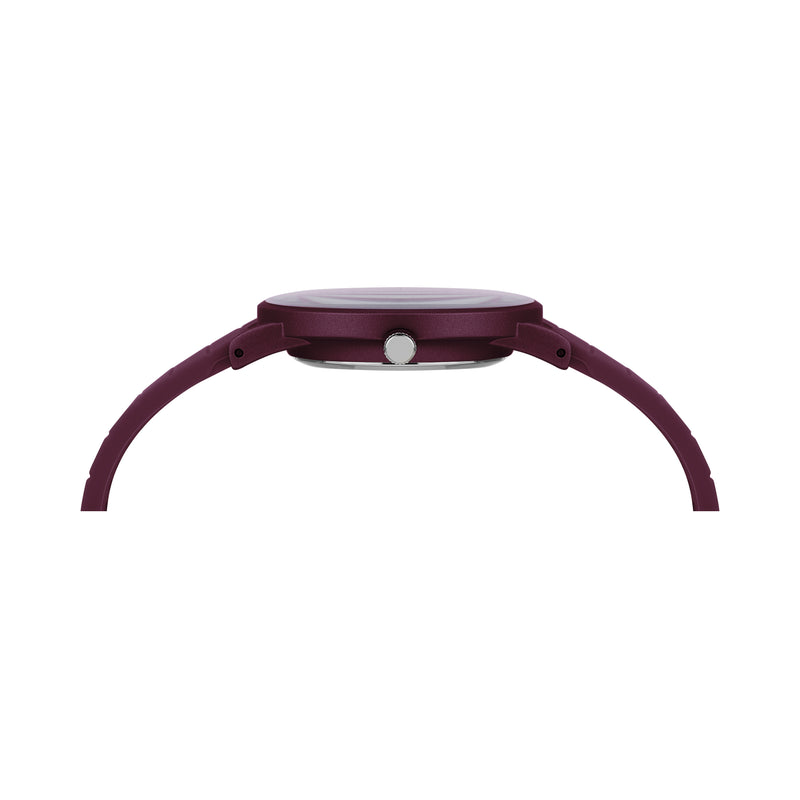 United Colors Of Benetton Iconic Burgundy Round Quartz Women Watch Watch United Colors Of Benetton