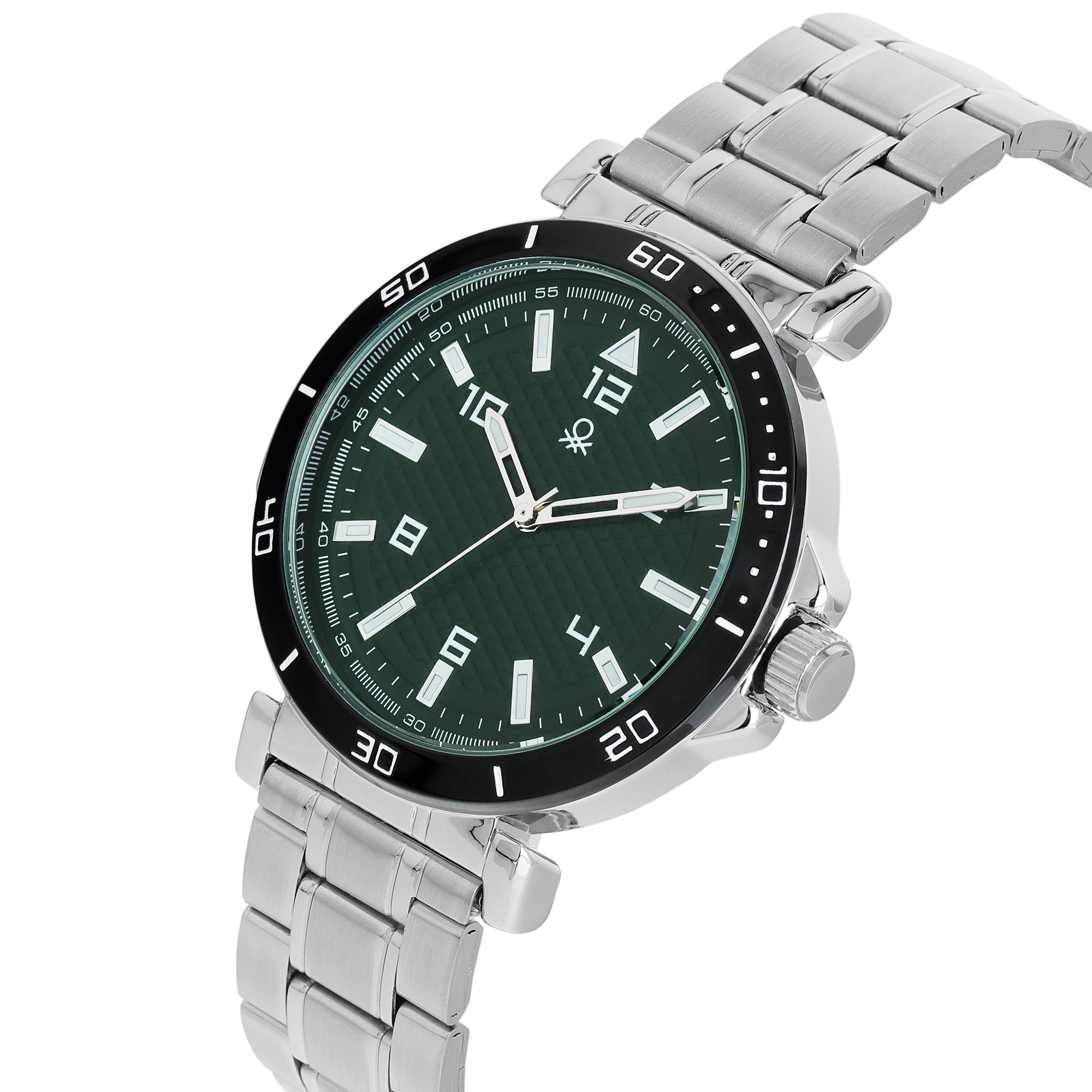 United Colors Of Benetton Iconic Green Round Quartz Men Watch
