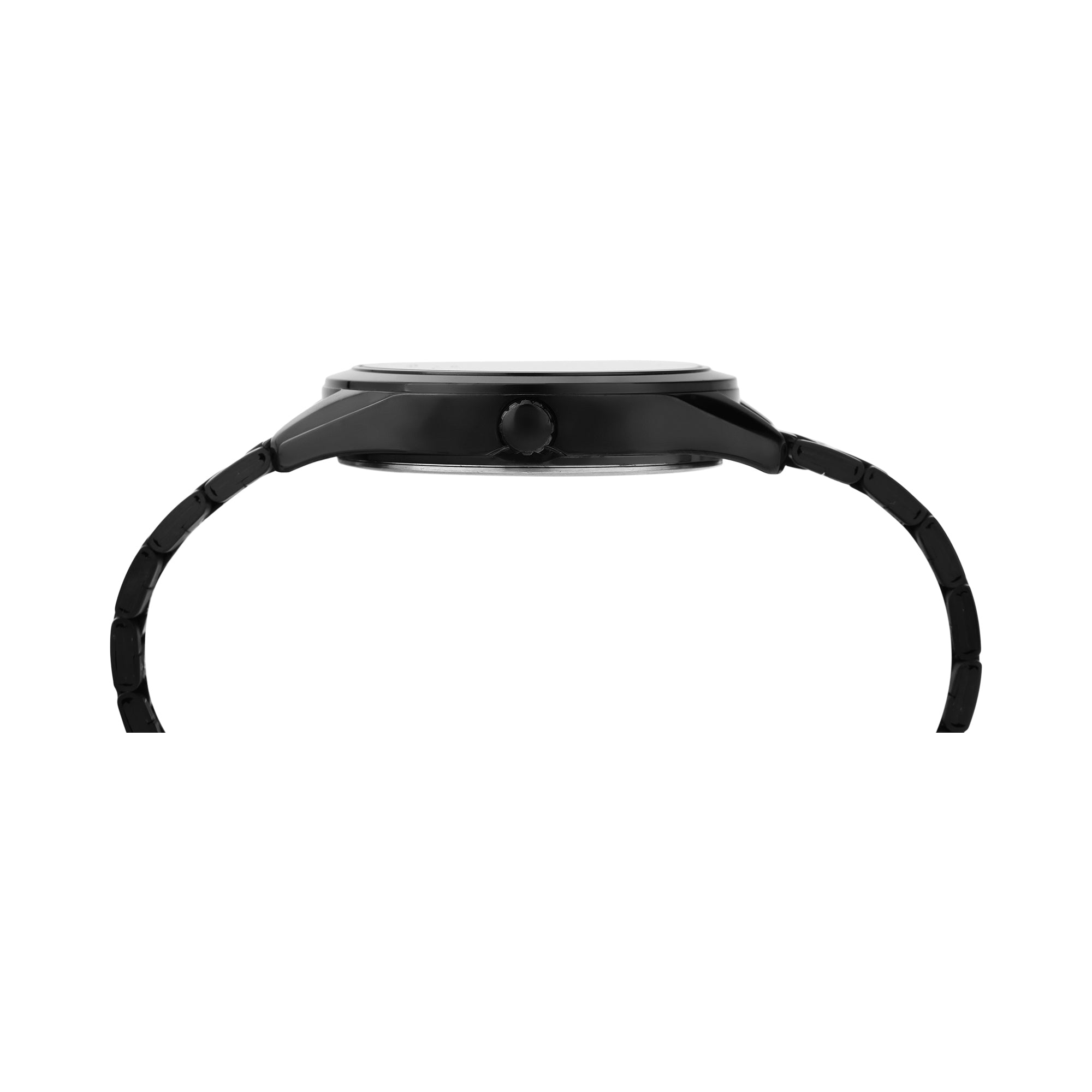 United Colors Of Benetton Iconic Black Round Quartz Men Watch