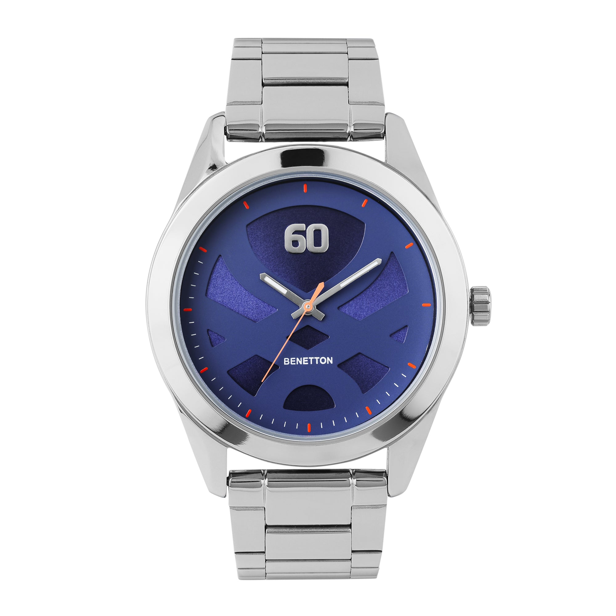 United Colors Of Benetton Iconic Blue Round Quartz Men Watch
