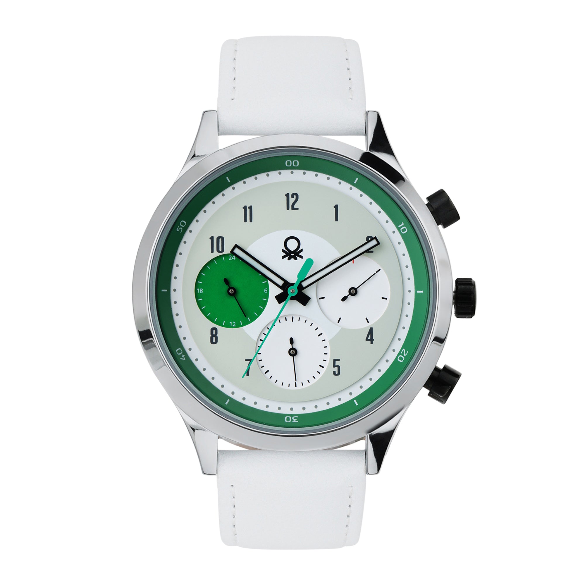 United Colors Of Benetton UWUCG0007 Multicolor Men 43 mm Round Watch