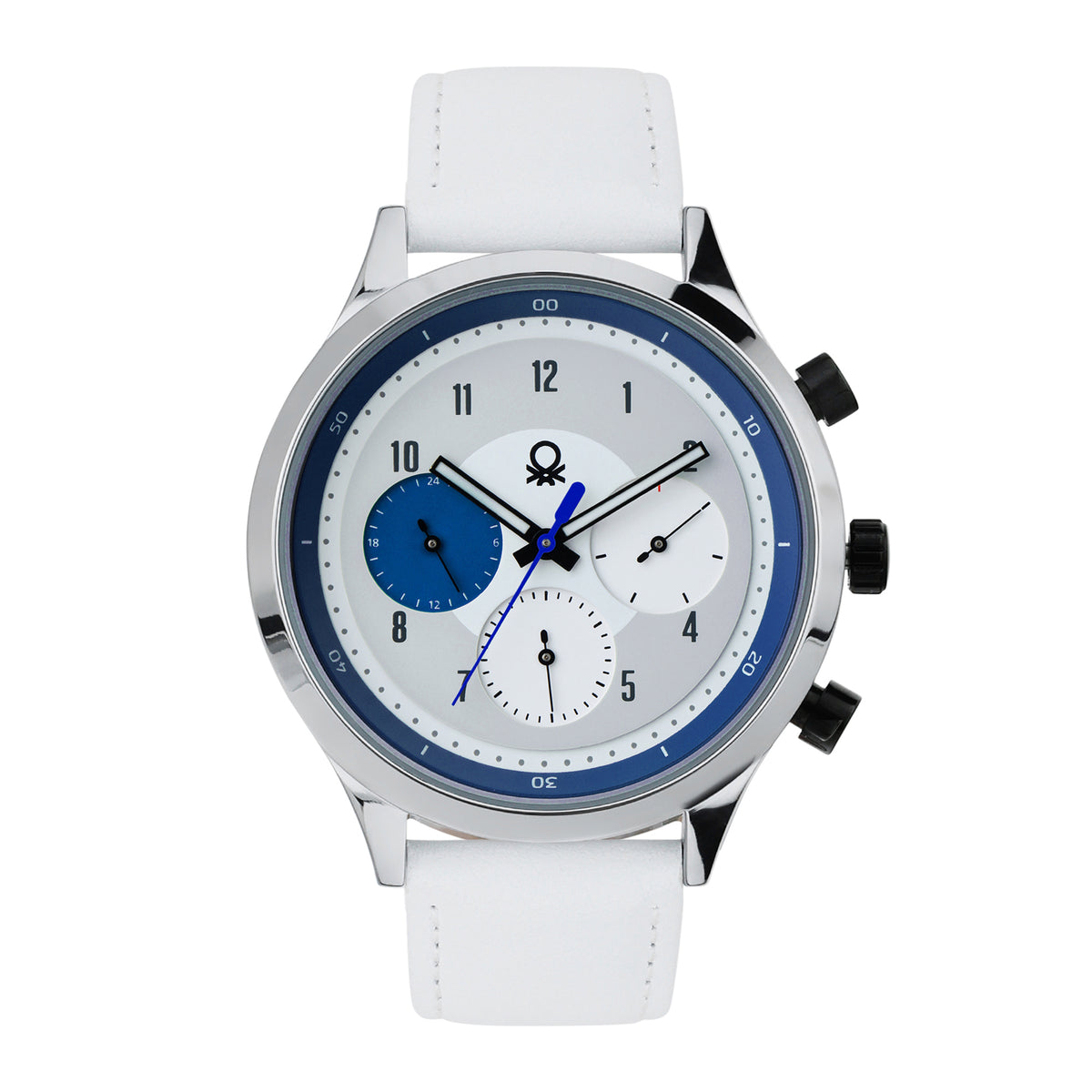 United Colors Of Benetton Iconic Two Tone Round Quartz Men Watch