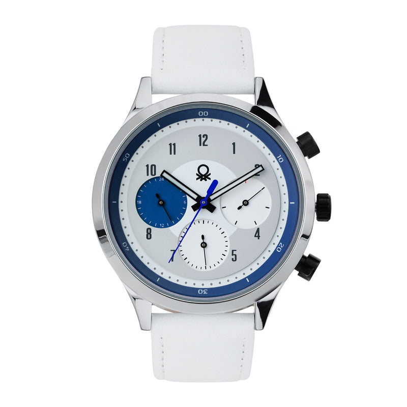 United Colors Of Benetton Iconic Two Tone Round Quartz Men Watch Watch United Colors Of Benetton