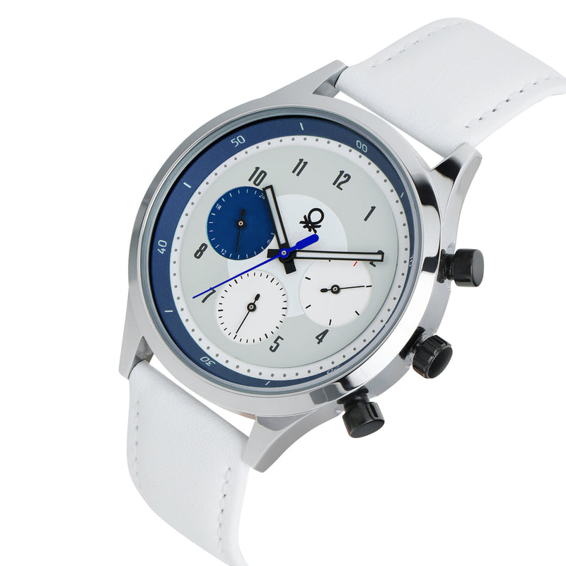 United Colors Of Benetton Iconic Two Tone Round Quartz Men Watch Watch United Colors Of Benetton