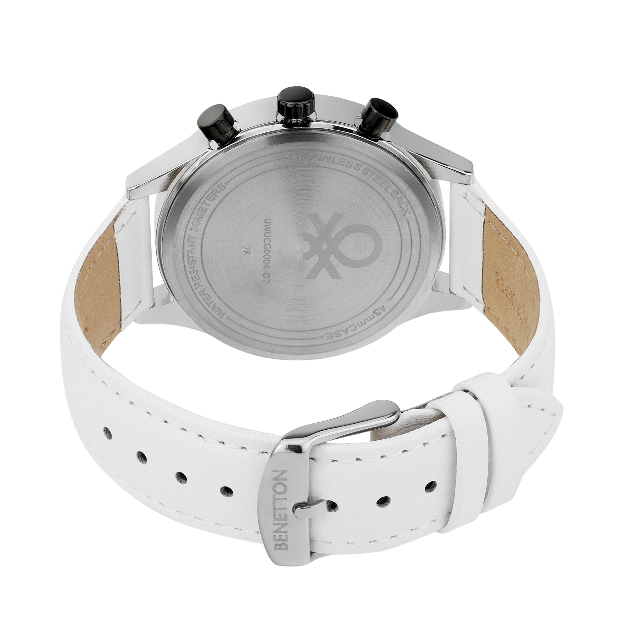 United Colors Of Benetton Iconic Two Tone Round Quartz Men Watch