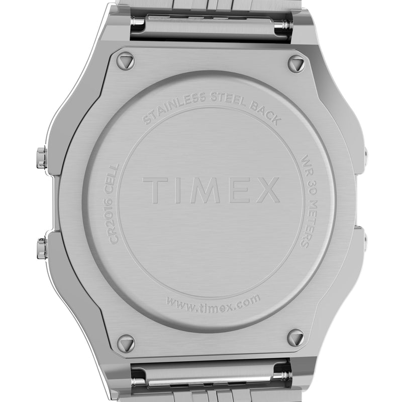 Timex 80 Grey Tonneau Quartz Digital Unisex Watch Watch Timex