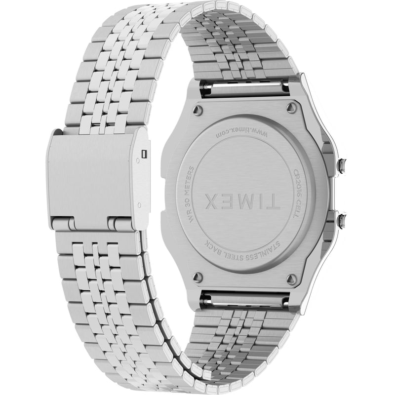Timex 80 Grey Tonneau Quartz Digital Unisex Watch Watch Timex