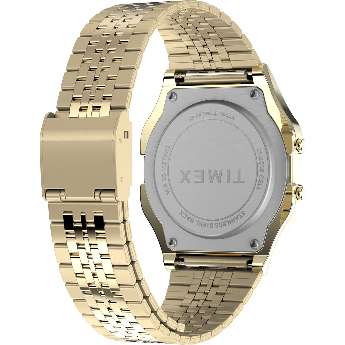 Timex 80 Grey Tonneau Quartz Digital Unisex Watch Watch Timex
